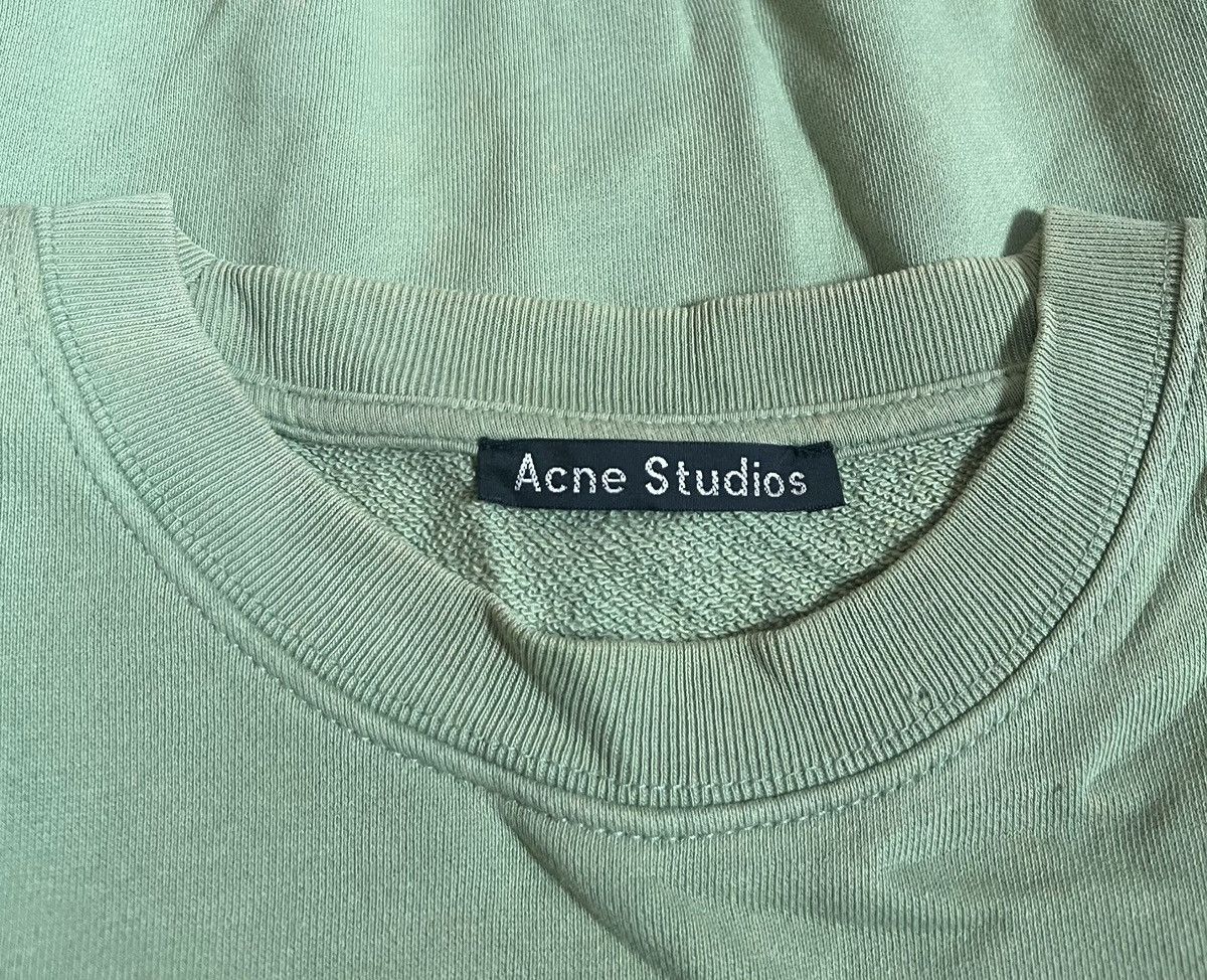 Acne Studios Acne studios face matcha green oversized sweatshirt Size US XL / EU 56 / 4 - 5 Thumbnail