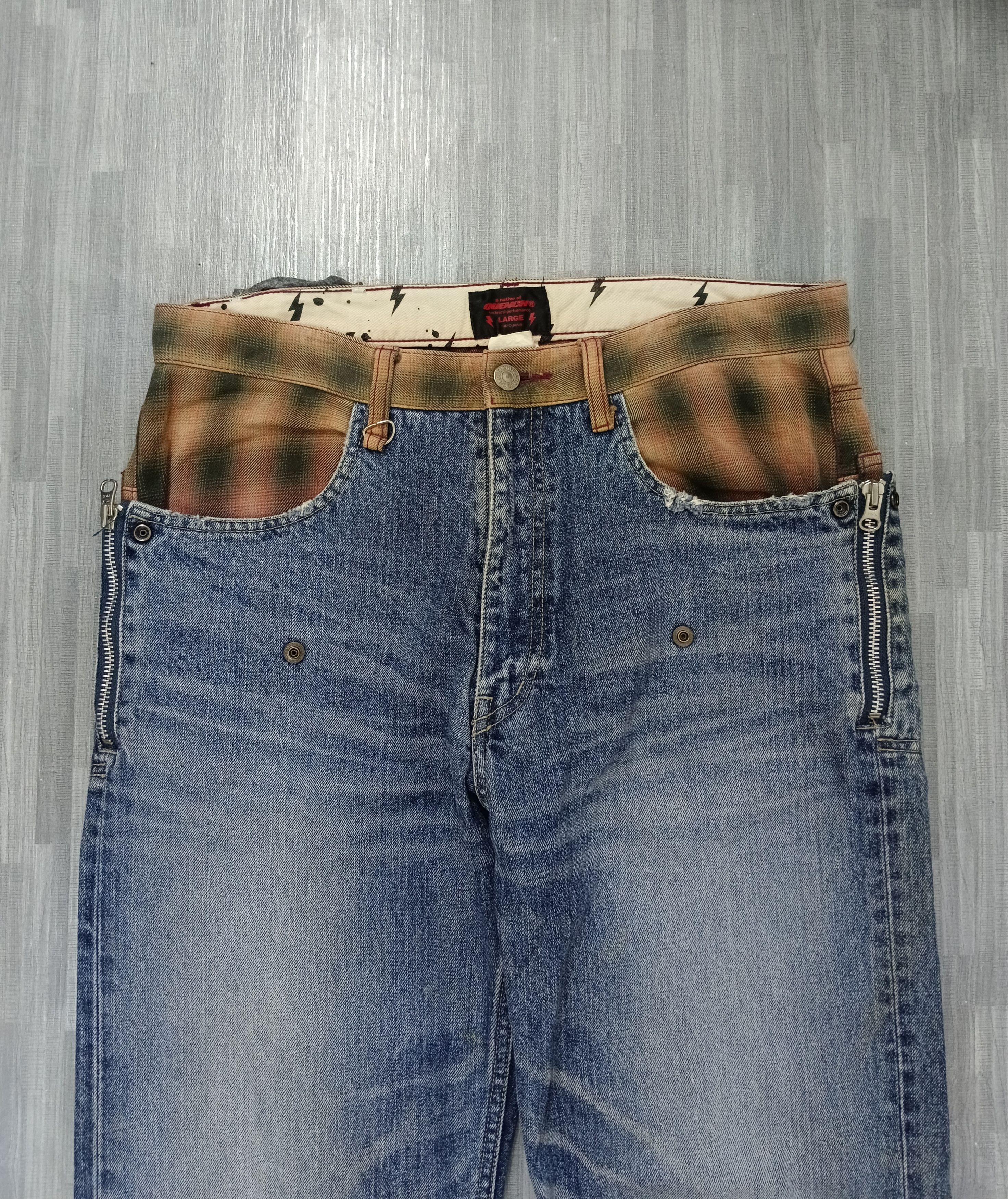 Japanese Brand SICK DOUBLE WAIST QUENCH TOKYO JAPAN Size US 32 / EU 48 - 4 Thumbnail