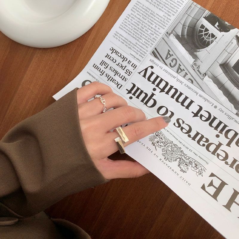 Jewelry New Design Jewelry Rings Open Size Chrome Ring (Size 7-13) Size ONE SIZE - 5 Thumbnail