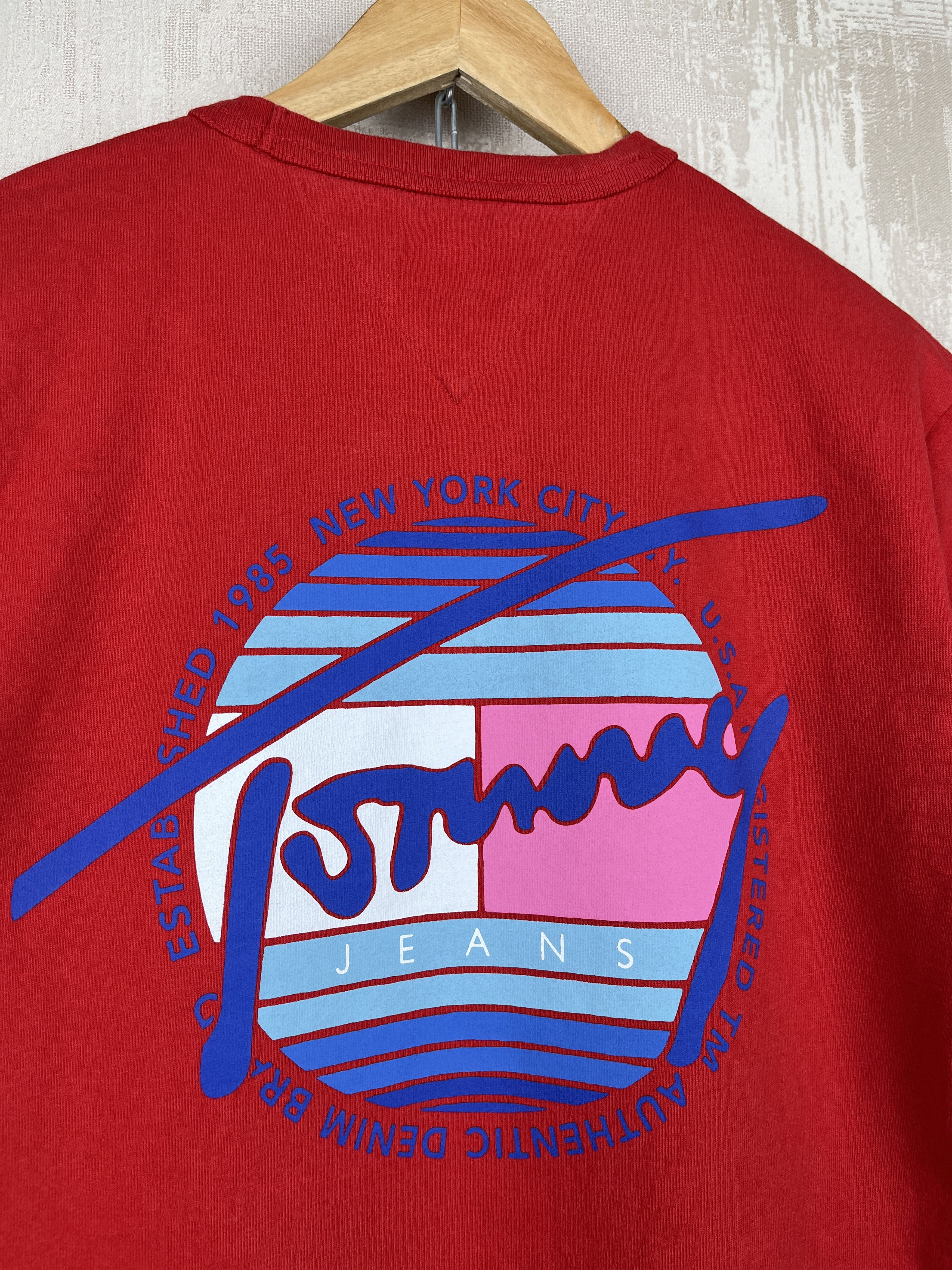 Tommy Hilfiger Tommy Hilfiger Tommy Jeans Big Logo Back T-shirt Size US S / EU 44-46 / 1 - 3 Thumbnail