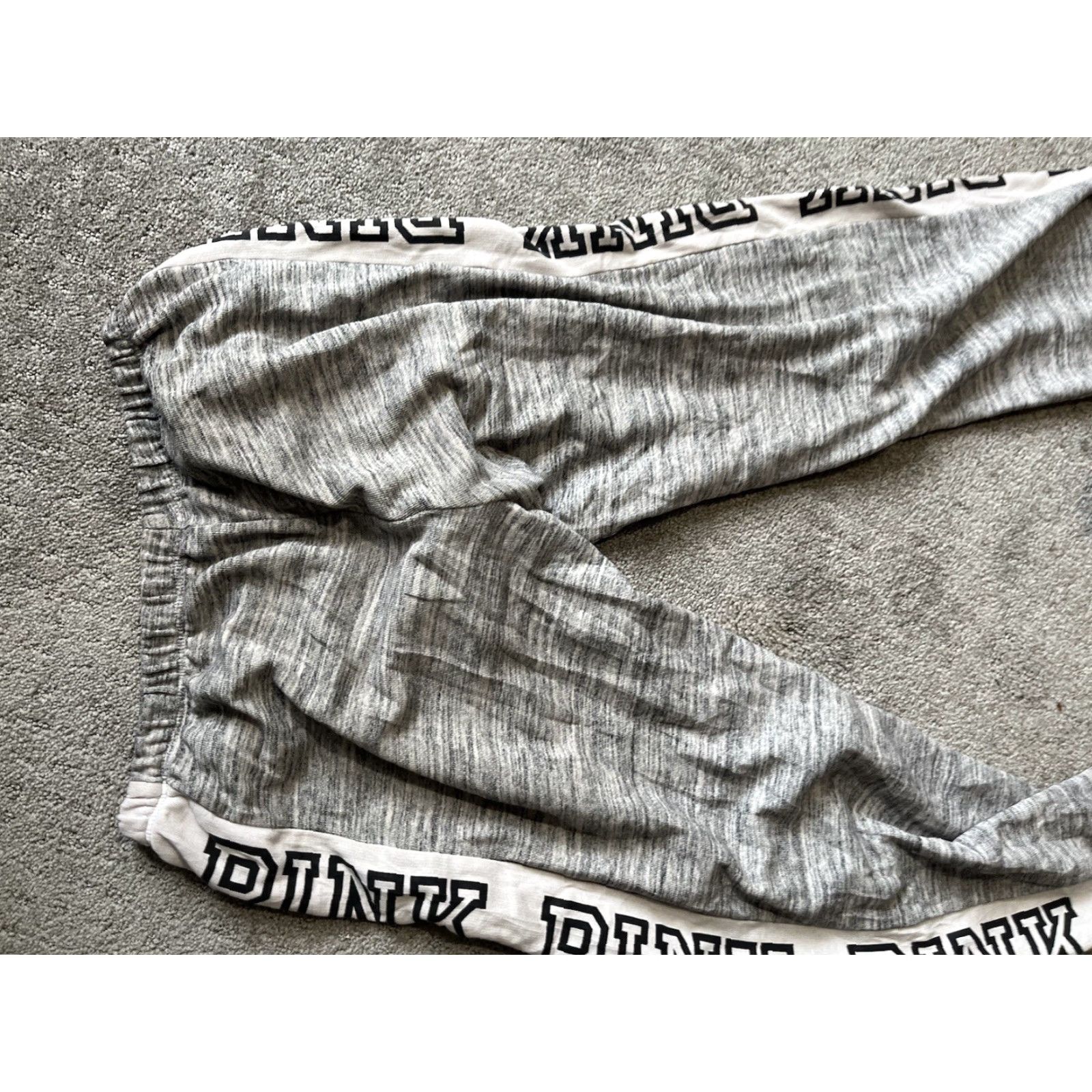 Victoria's Secret Victoria's Secret PINK Sweatpants Women Adult Small Gray Logo Jogger Womens Size 28" / US 6 / IT 42 - 4 Thumbnail