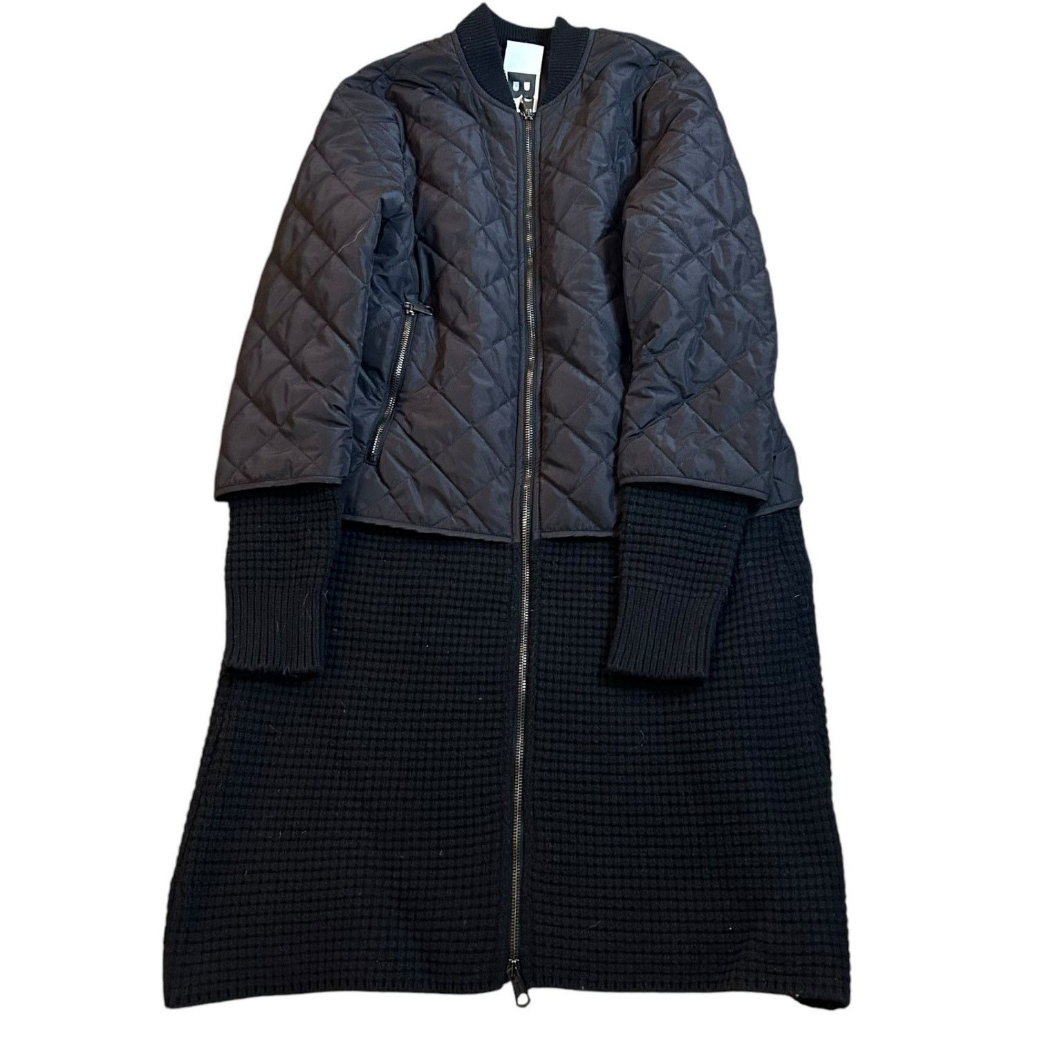 Bark Bark Duffle Knit Down Jacket Size XS Wool Blend Parka Cozy Size XS / US 0-2 / IT 36-38 - 1 Thumbnail