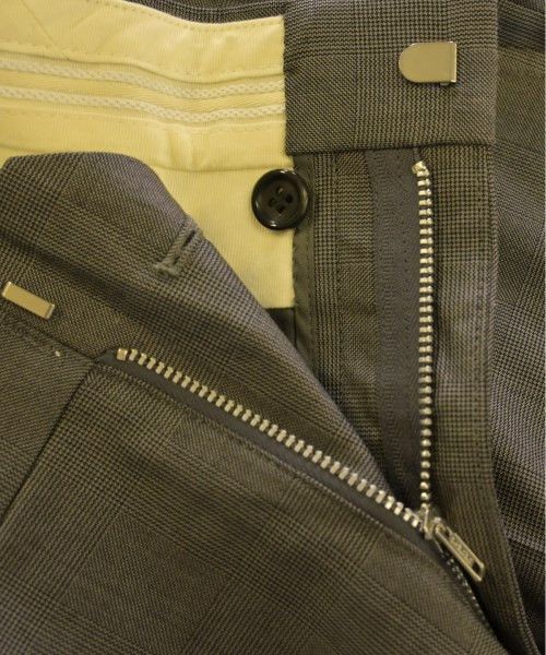 Comme des Garcons Homme Deux Casual Pants Slacks Glen Check Wool Silk Plain Gray Size US 34 / EU 50 - 4 Thumbnail