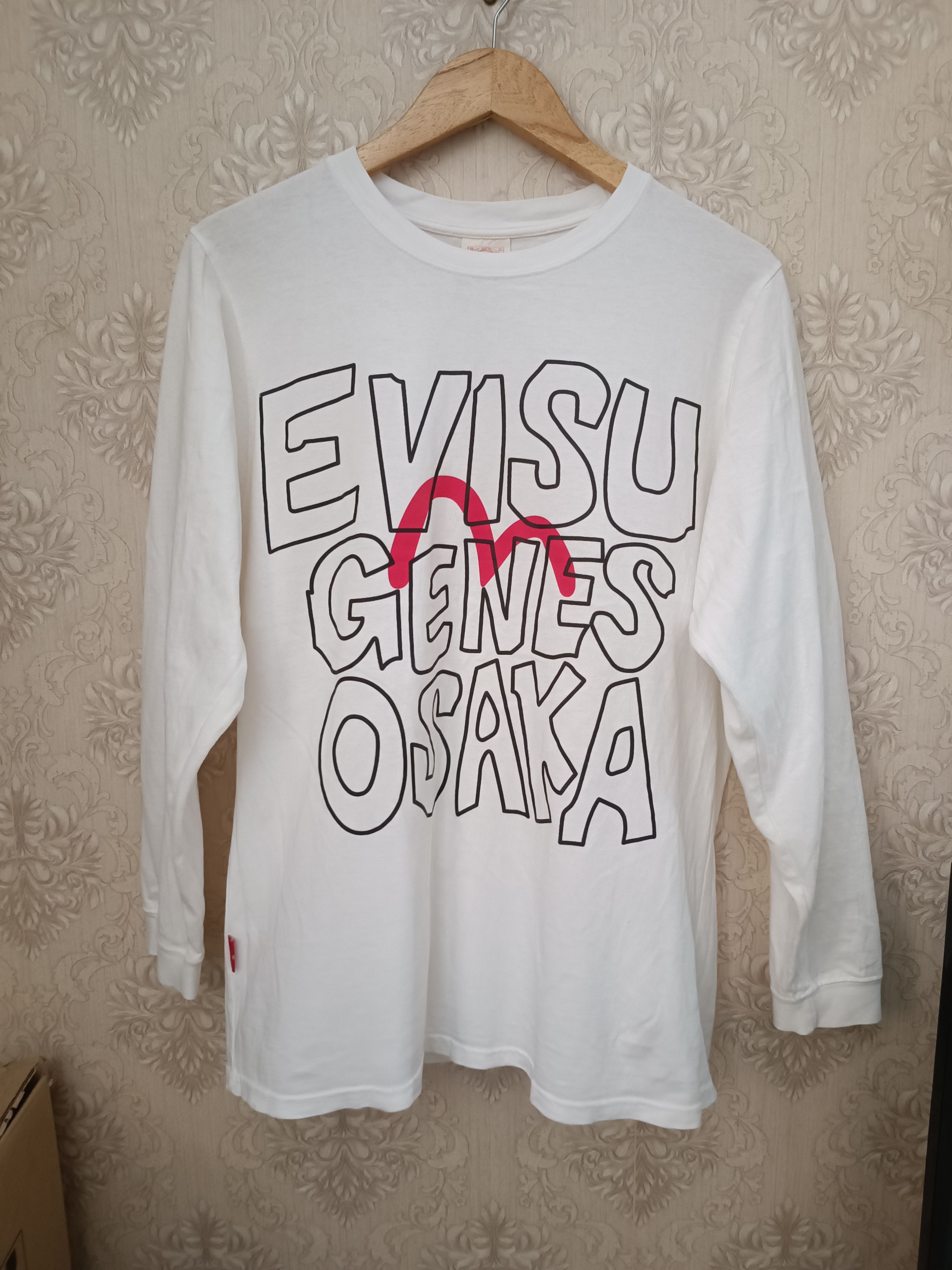 Evisu ♦️Vintage Evisu Long SleeveT Shirt Size US M / EU 48-50 / 2 - 1 Thumbnail