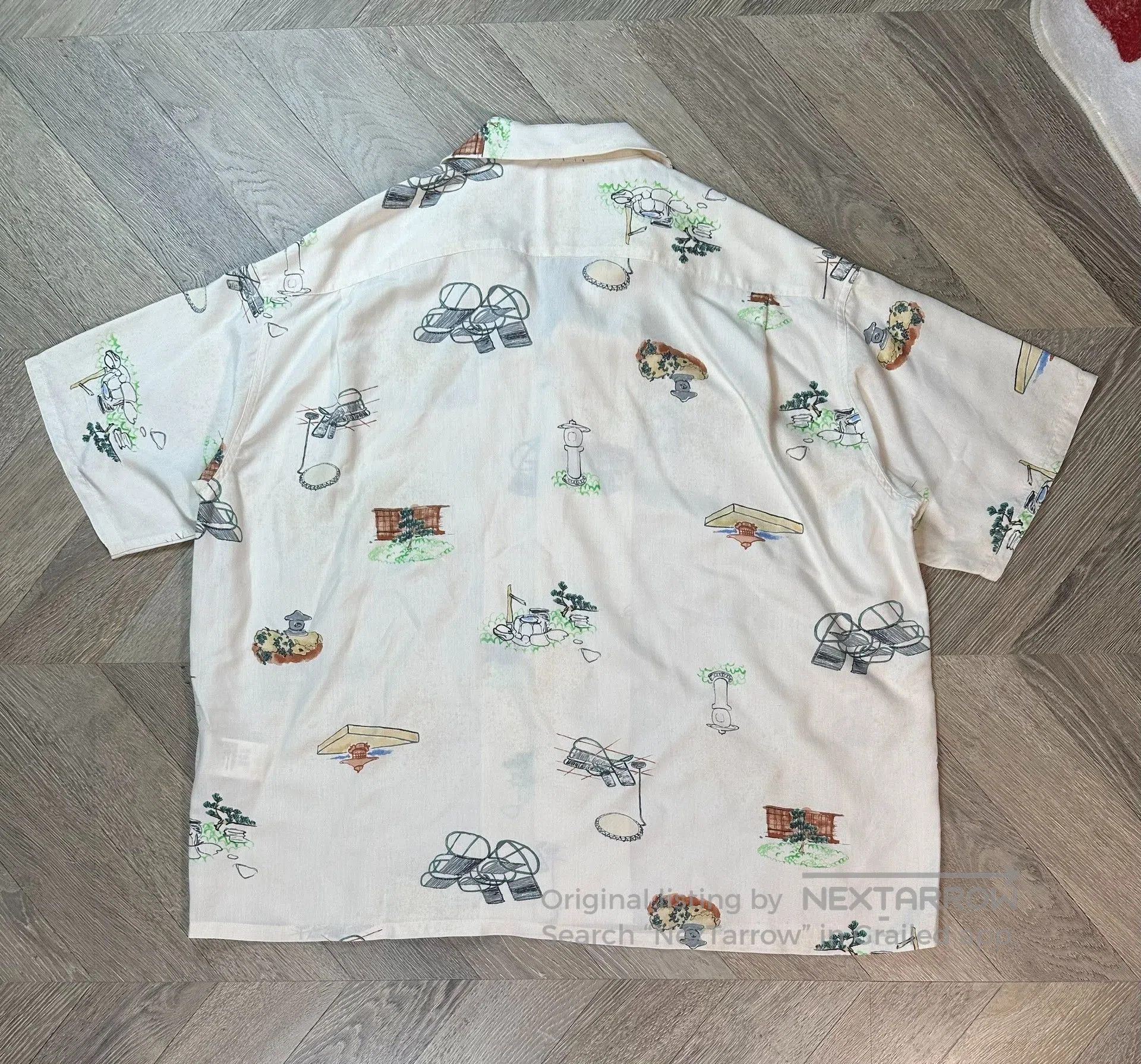 Visvim visvim short sleeve garden silk shirt. Size US S / EU 44-46 / 1 - 3 Thumbnail