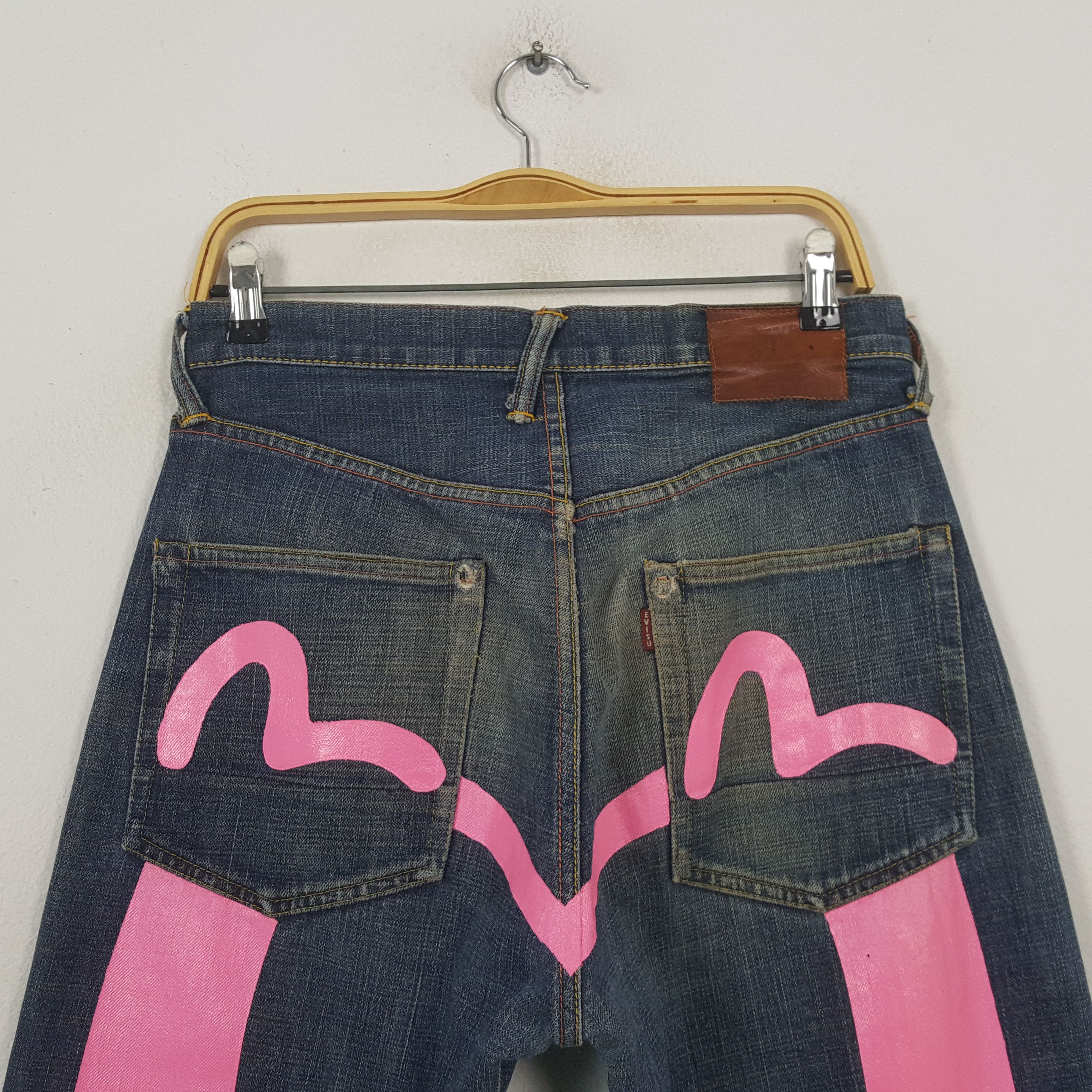 Evisu Vintage Evisu Japanese Brand Daicock Custom Style Jeans RR12 Size US 30 / EU 46 - 2 Thumbnail