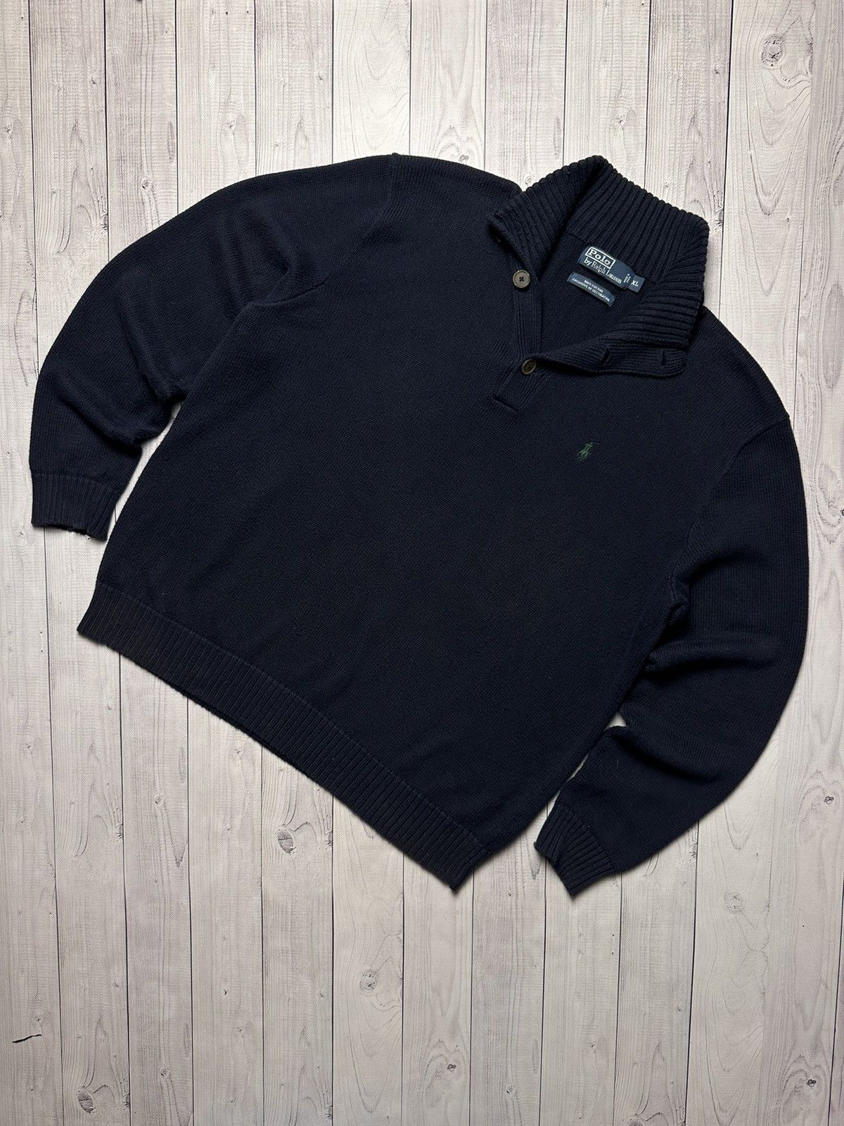 Vintage polo Ralph Lauren sweater size XL logo green