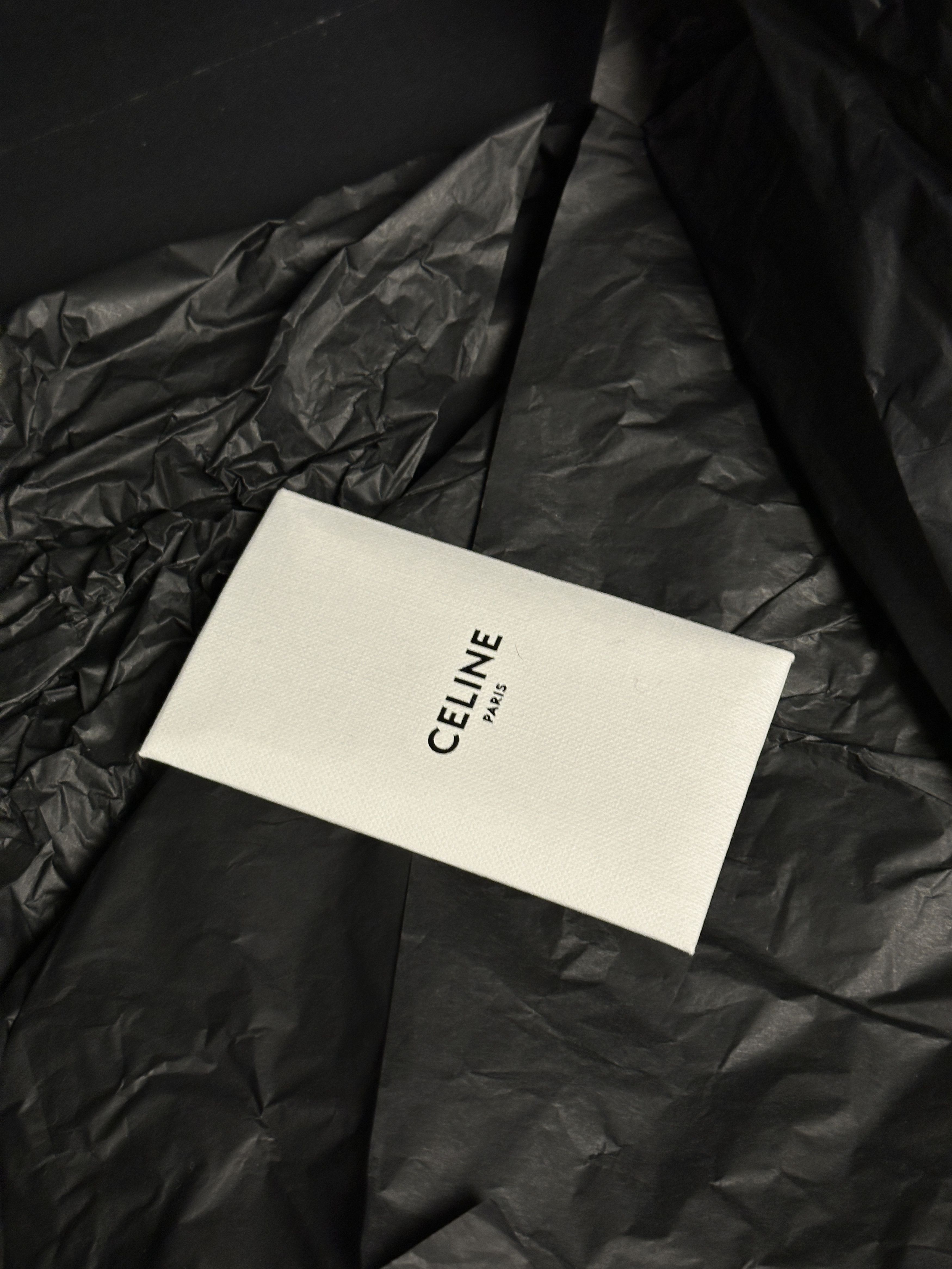 Celine Celine Celine Break Logo Leather Sneakers in Black Blue Size US 9 / EU 42 - 3 Thumbnail