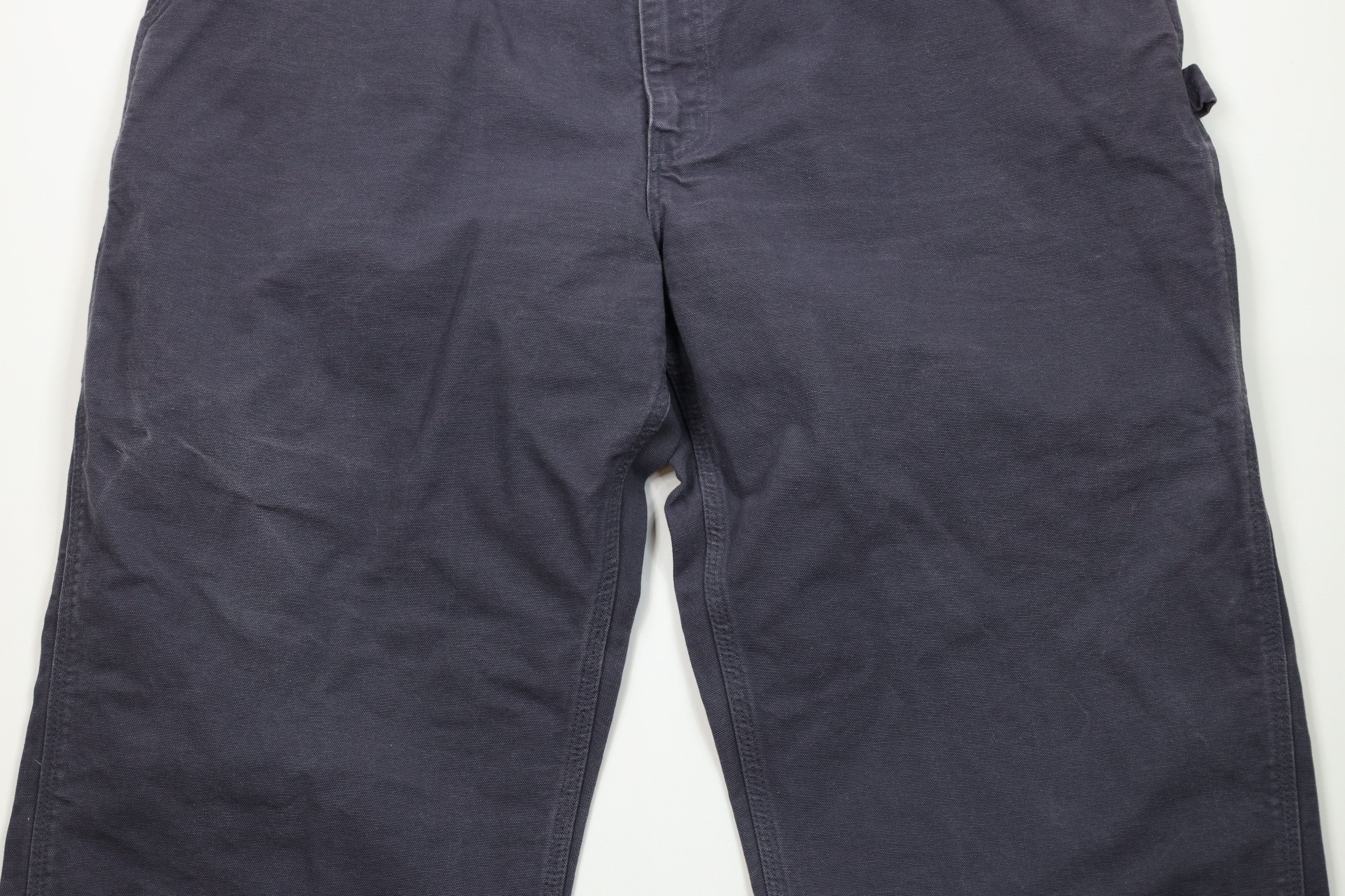 Carhartt Vintage Y2K Carhartt Wide Leg Canvas Dungaree Pants Blue Size US 44 / EU 60 - 3 Thumbnail