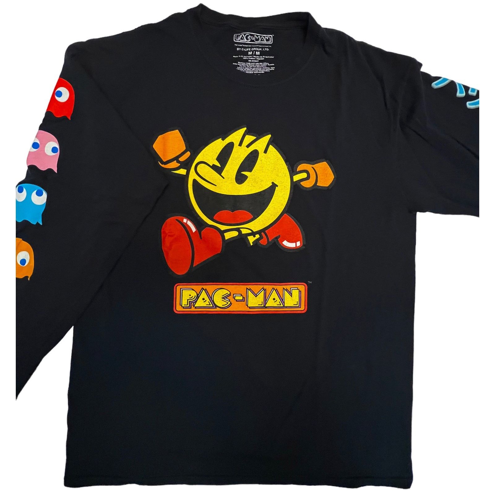 Other Pac-Man Shirt Black Long Sleeve Graphic Bandai Namco Medium Size US M / EU 48-50 / 2 - 3 Thumbnail