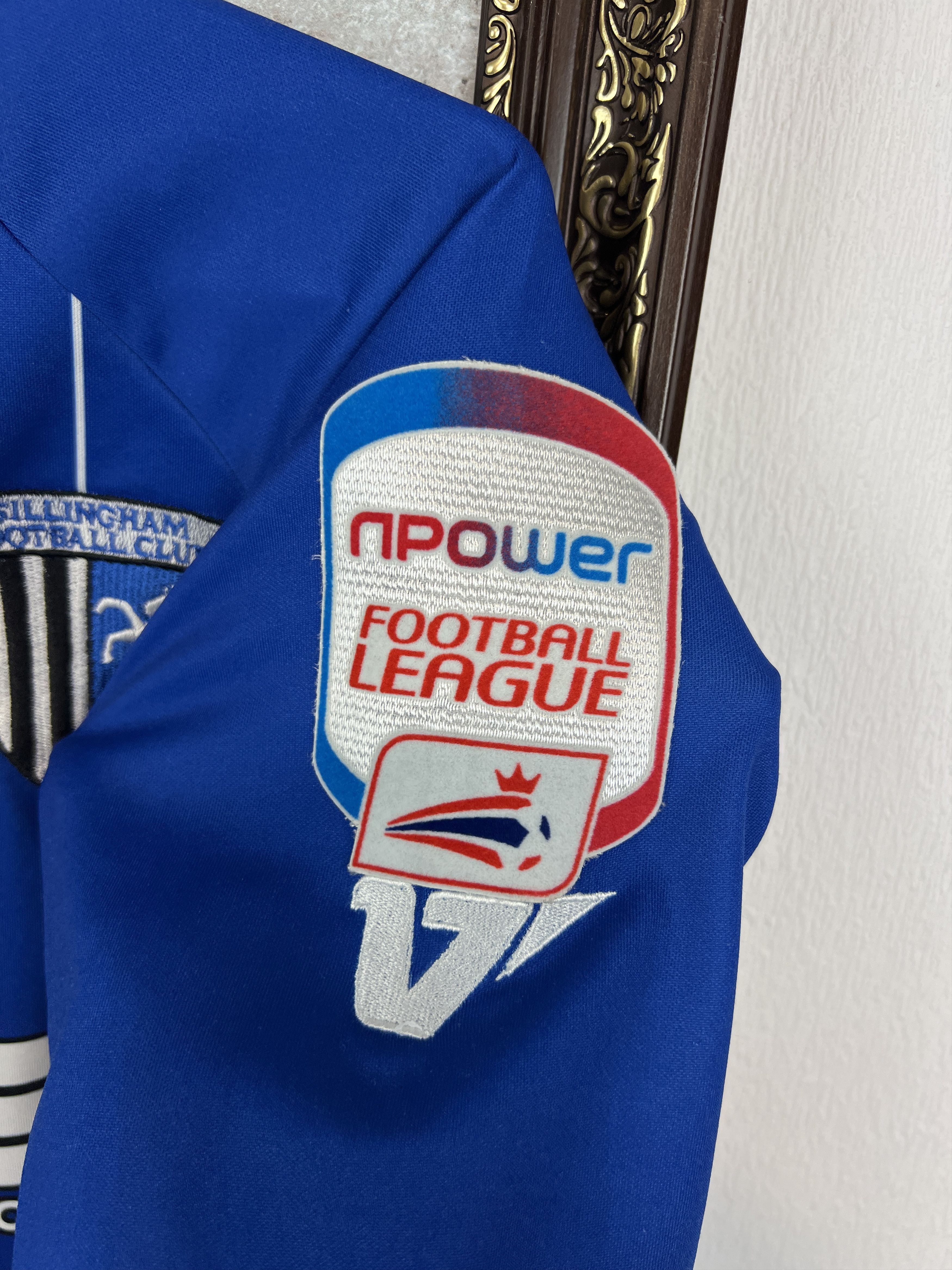 Vintage Gillingham Football Shirt Player Issue #18 Jackman Jersey Size US M / EU 48-50 / 2 - 4 Thumbnail