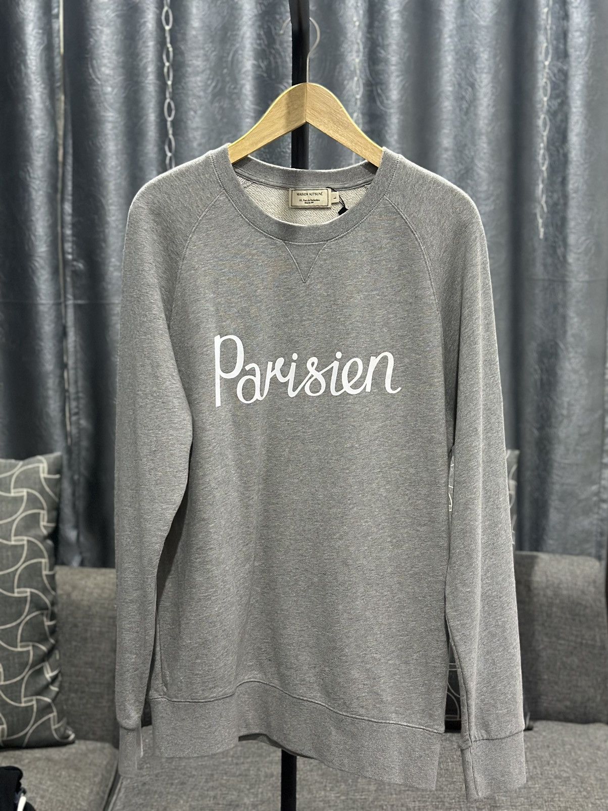 Maison Kitsune Maison Kitsune Parisien Sweatshirt Size US L / EU 52-54 / 3 - 1 Thumbnail