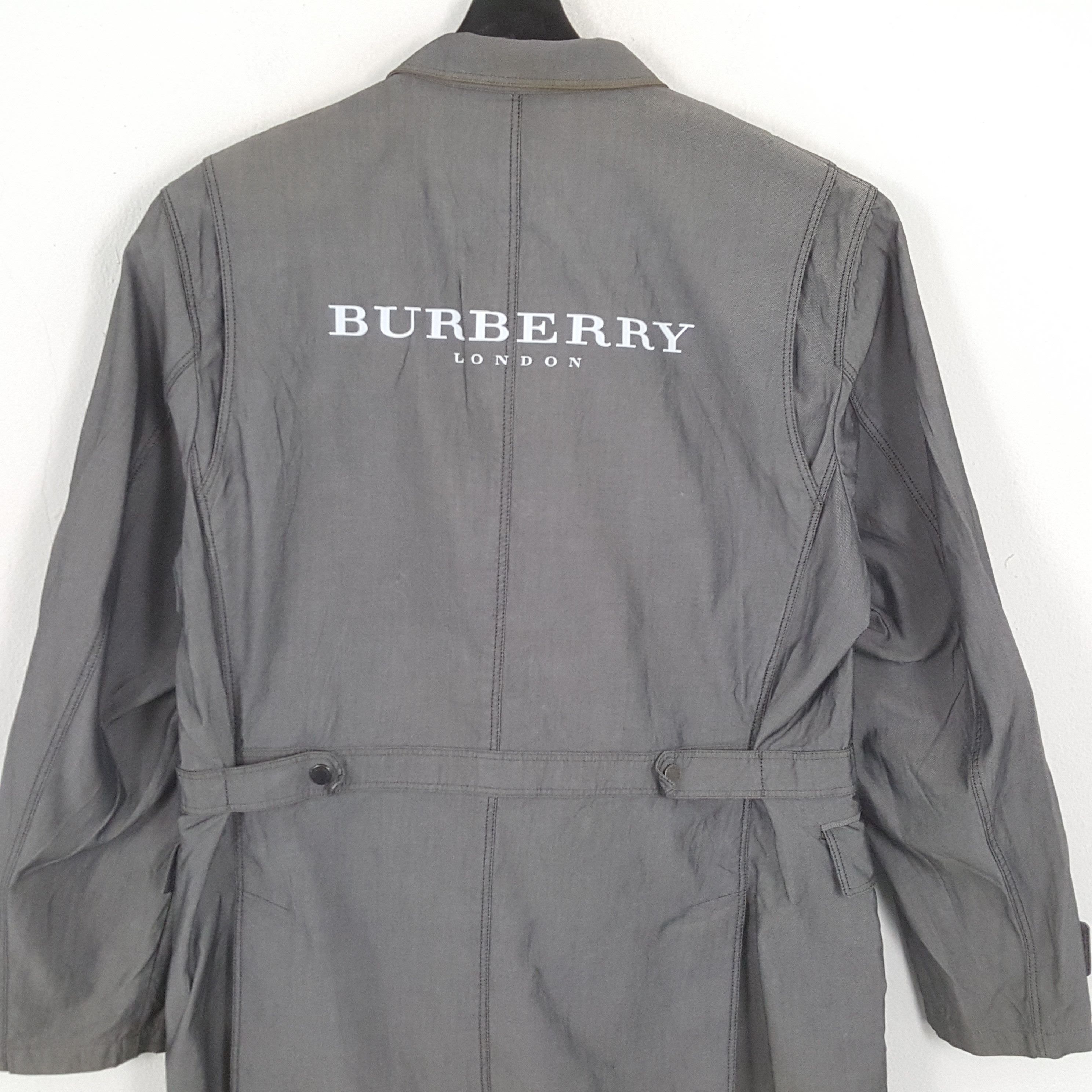 Burberry × Vintage BURBERRY LONDON Fashion Style Custom Art Jacket Size US M / EU 48-50 / 2 - 2 Thumbnail