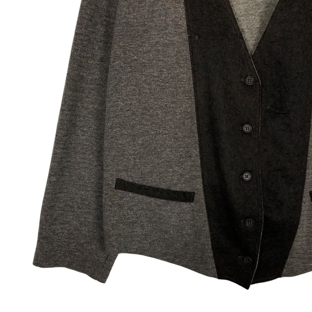 Yohji Yamamoto 🔥VINTAGE WOOL CROPPED BIKER JACKET Y’S YOHJI YAMAMOTO Size US M / EU 48-50 / 2 - 4 Thumbnail