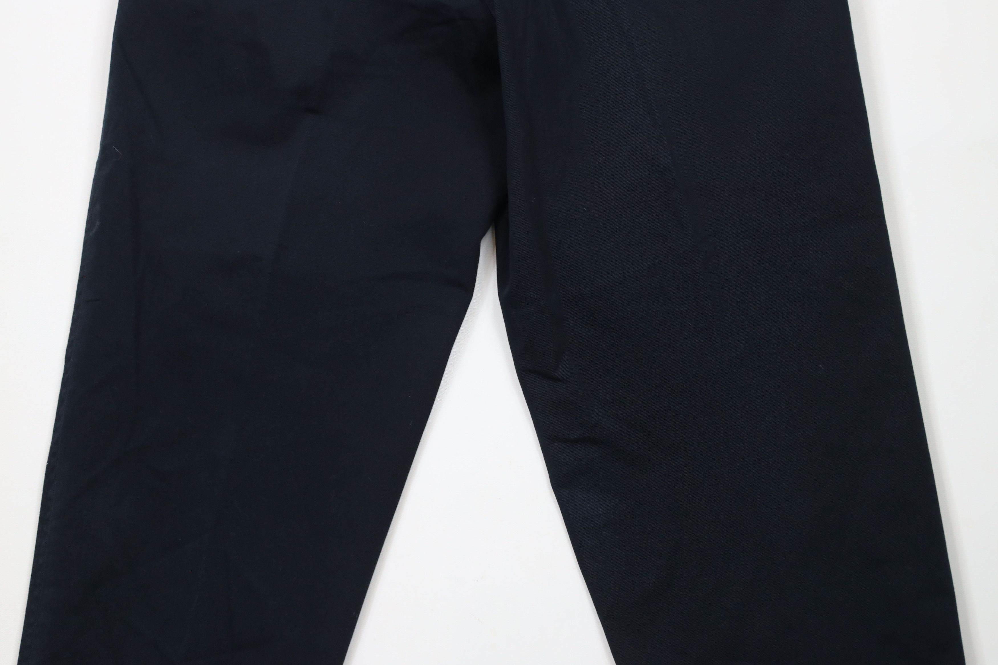 Nautica × Vintage Vintage 90s Nautica Spell Pleated Wide Leg Chino Pants Blue Size US 34 / EU 50 - 10 Thumbnail