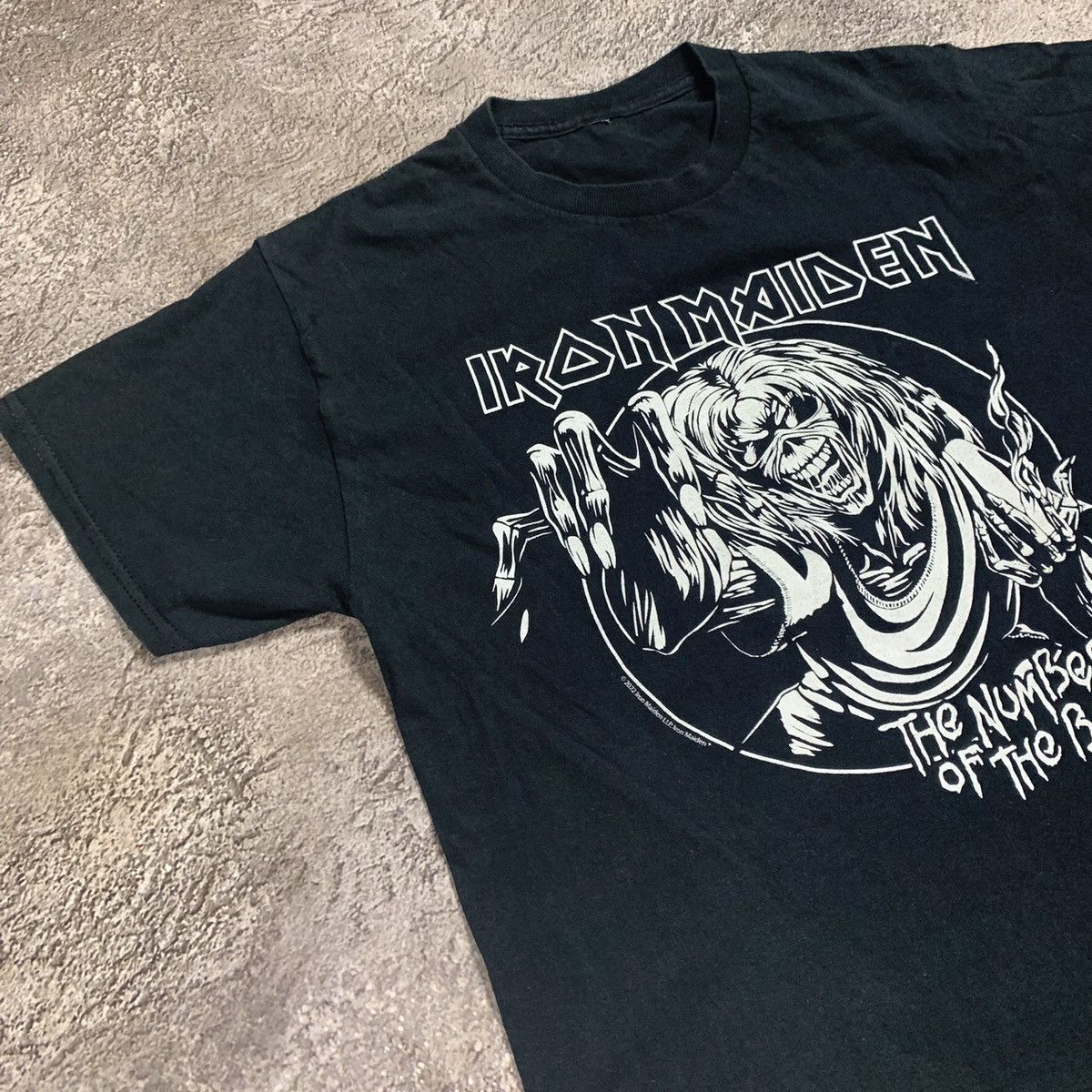 Vintage Vintage 90s Iron Maiden Band Tee Graphic Horror Punk Slim S Size US S / EU 44-46 / 1 - 3 Thumbnail