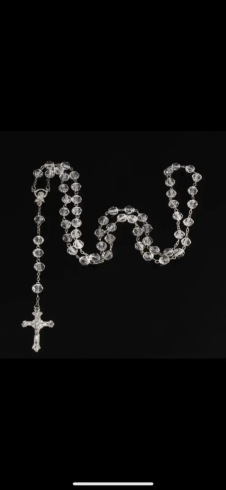 Jewelry Victoria Pearl Imitation White Crystal Beads Necklace Size ONE SIZE - 3 Thumbnail