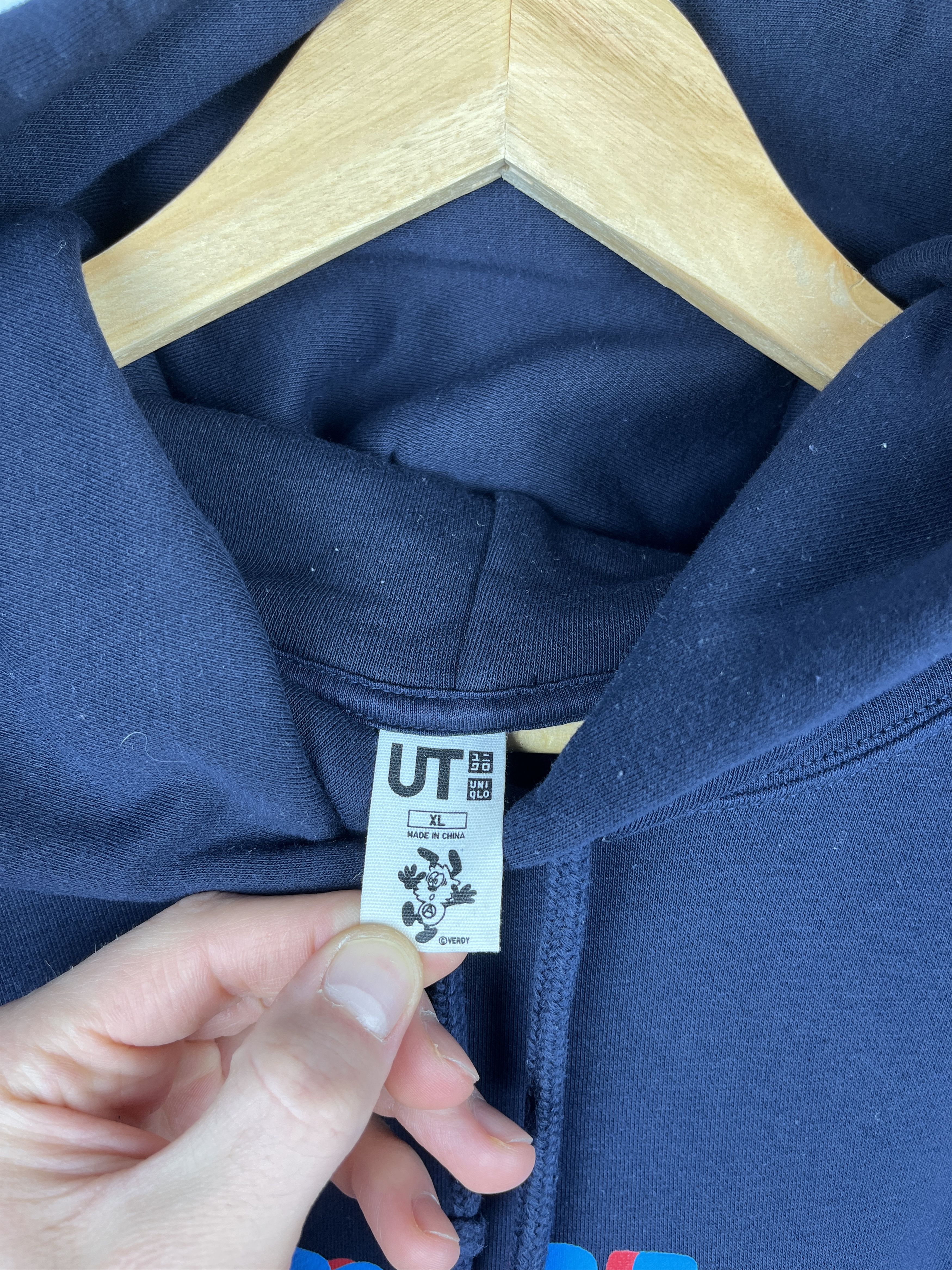 Uniqlo Uniqlo x Verdy " I'm The Luckiest " Men's Hoodie Size US XL / EU 56 / 4 - 9 Thumbnail
