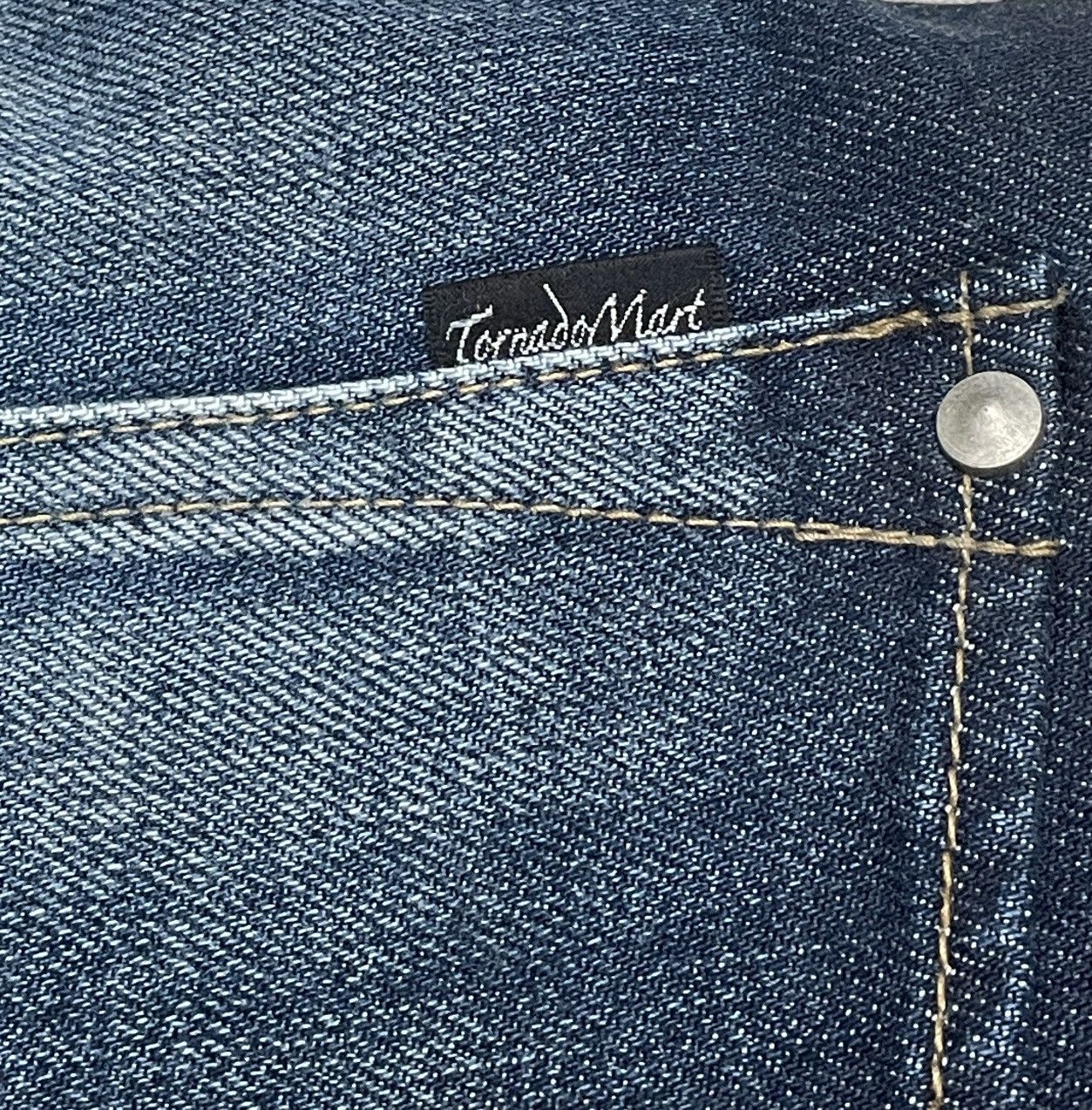 Tornado Mart Very Rare Design Vintage Brand Tornado Mart Jeans 1990s Size US 30 / EU 46 - 10 Thumbnail