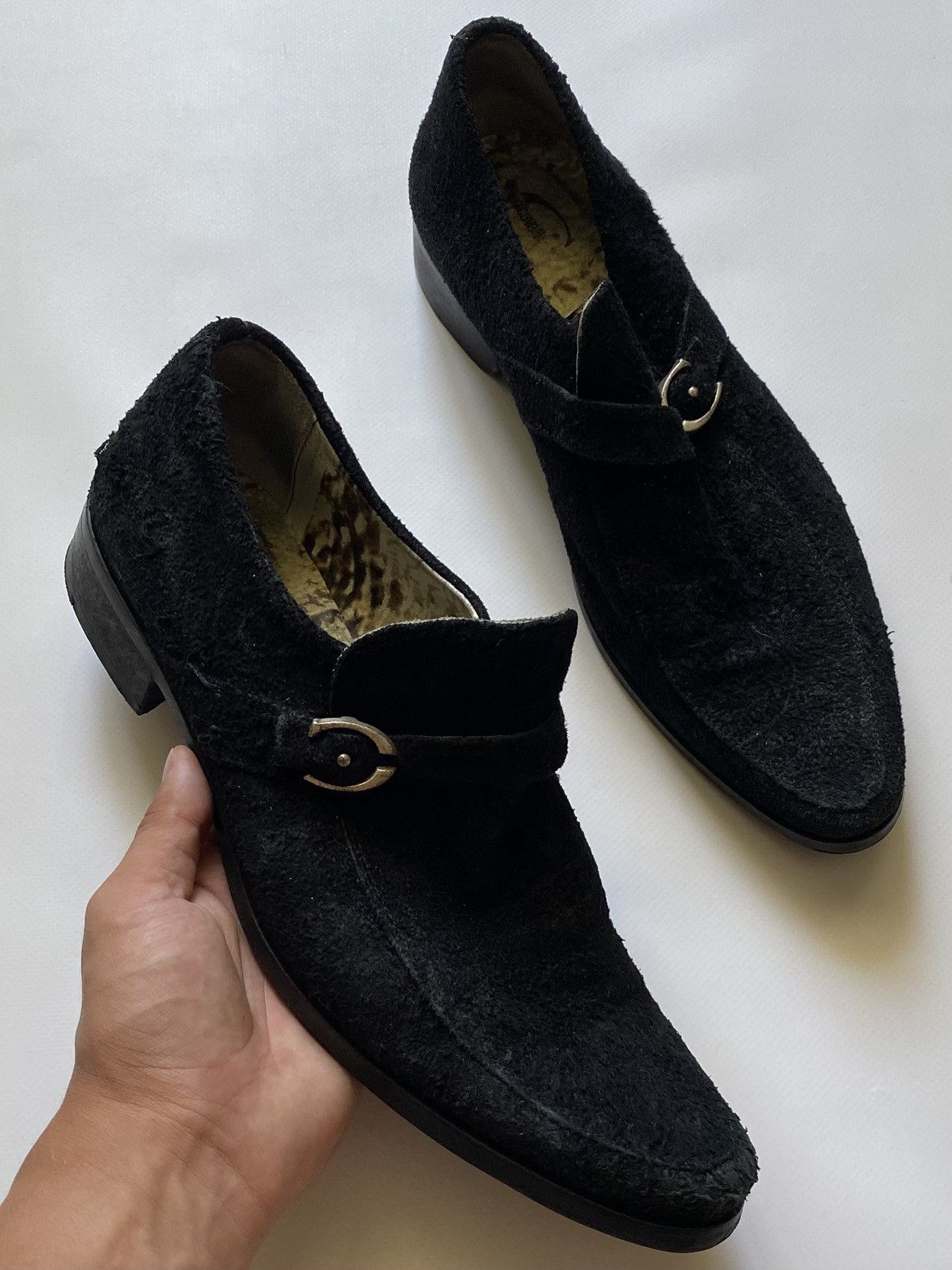 Roberto Cavalli Roberto Cavalli Black Suede Loafers Size 9.5 Size US 9.5 / EU 42-43 - 1 Thumbnail