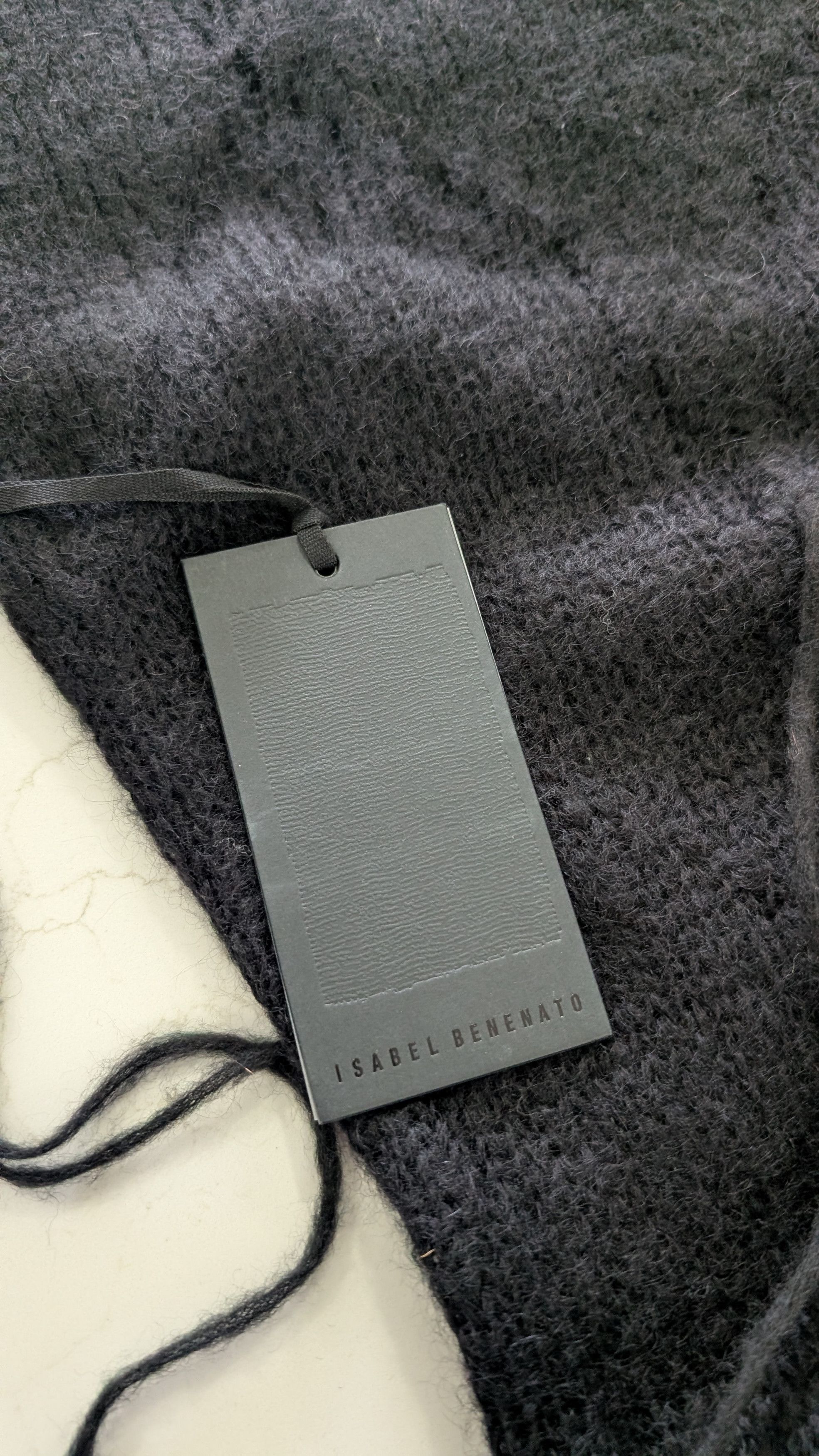 Isabel Benenato Isabel Benenato Black Alpaca Mohair Turtleneck Size M Size M / US 6-8 / IT 42-44 - 6 Thumbnail