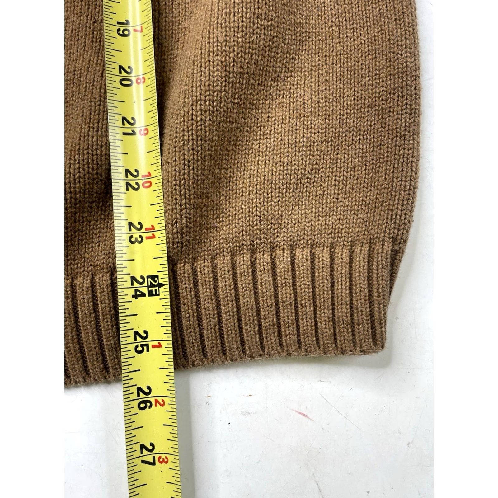 Lands' End Lands' End Knit Sweater Brown Pullover Crewneck 100% Cotton Japan Large Womens Sweater Pullover Breathable Crew Neck Regular Size L Size L / US 10 / IT 46 - 4 Thumbnail
