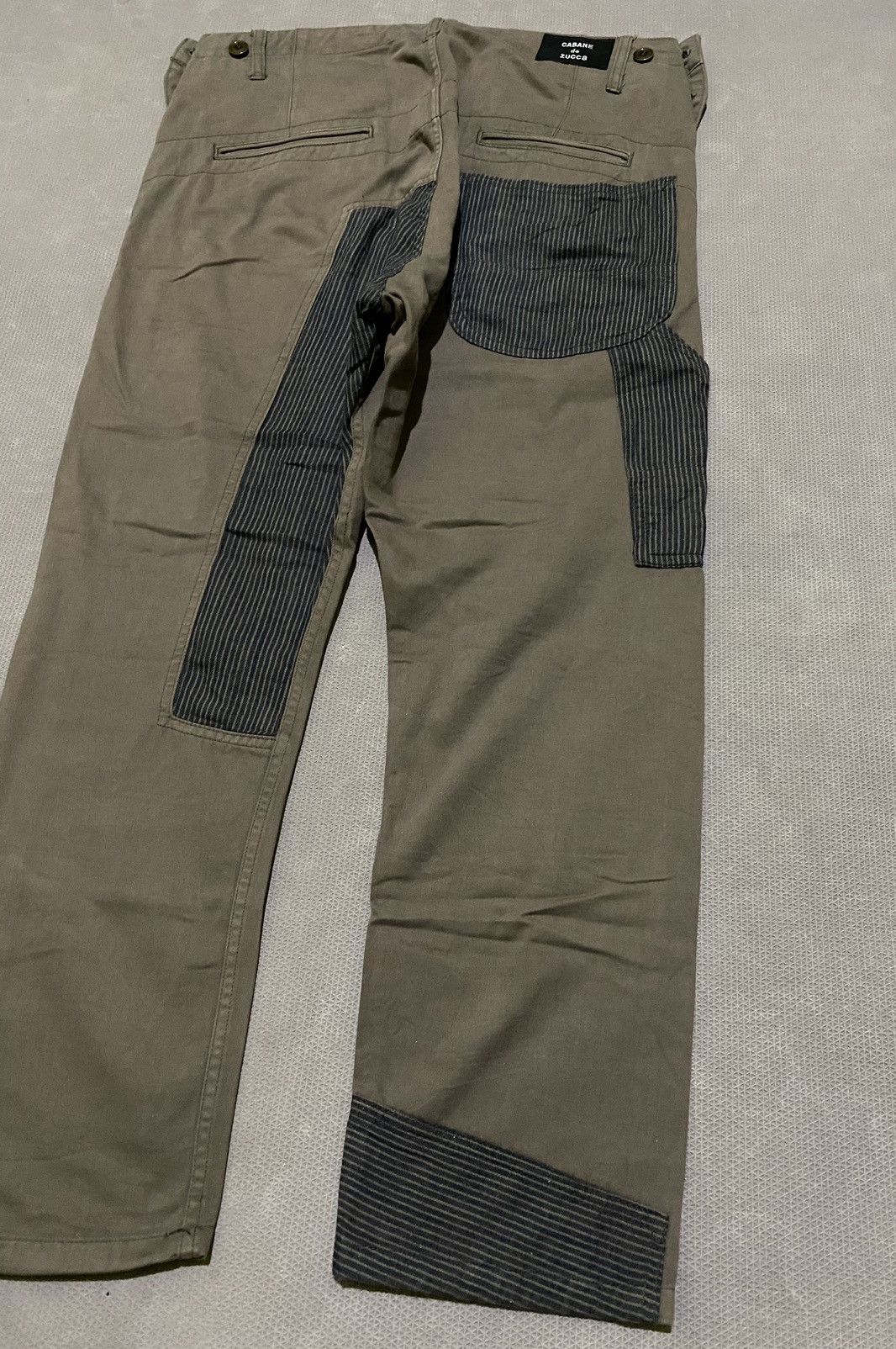 CABANE de ZUCCa × Issey Miyake × Japanese Brand Cabane de Zucca issey miyake Patchwork Pants Size US 34 / EU 50 - 3 Thumbnail