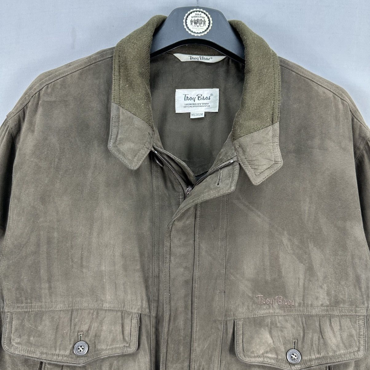 Japanese Brand Vintage 90's Troy Bros Japan Casual Zipper Jacket Size US M / EU 48-50 / 2 - 8 Thumbnail