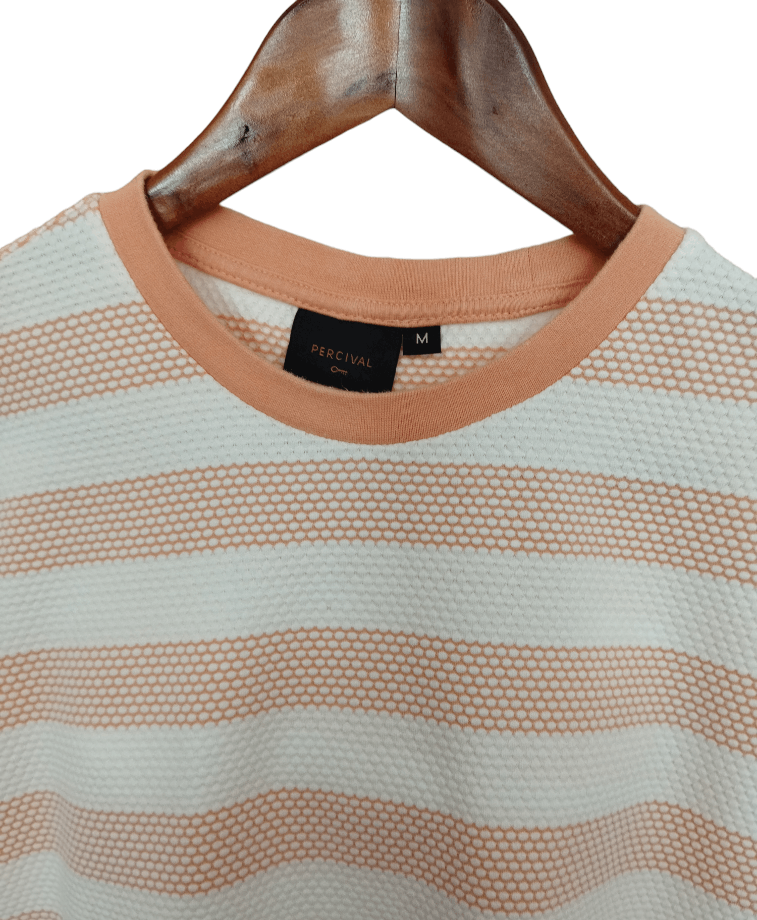 image of Percival T-Shirt M Designer Striped Tee, Men's (Size Medium)