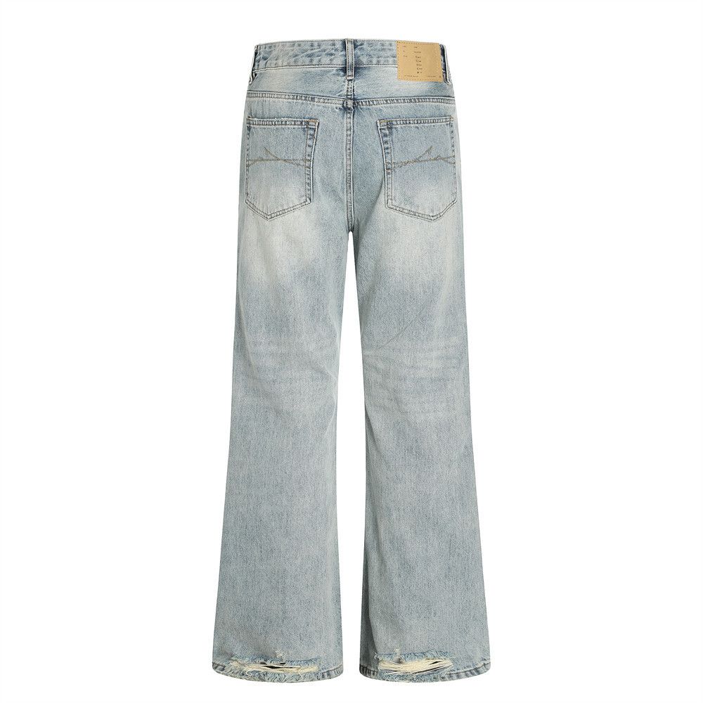 Japanese Brand × Jean American retro ripped washed flared jeans y2k Size US 32 / EU 48 - 3 Thumbnail