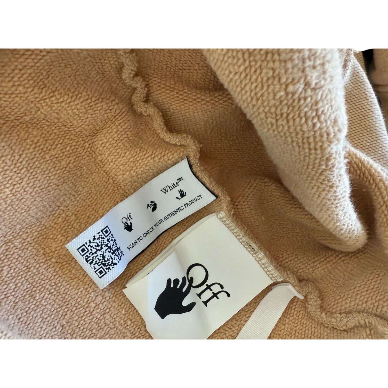 Off-White Off-White C/O Project Maybach Mercedes Tribute Hoodie Beige Size US L / EU 52-54 / 3 - 4 Thumbnail