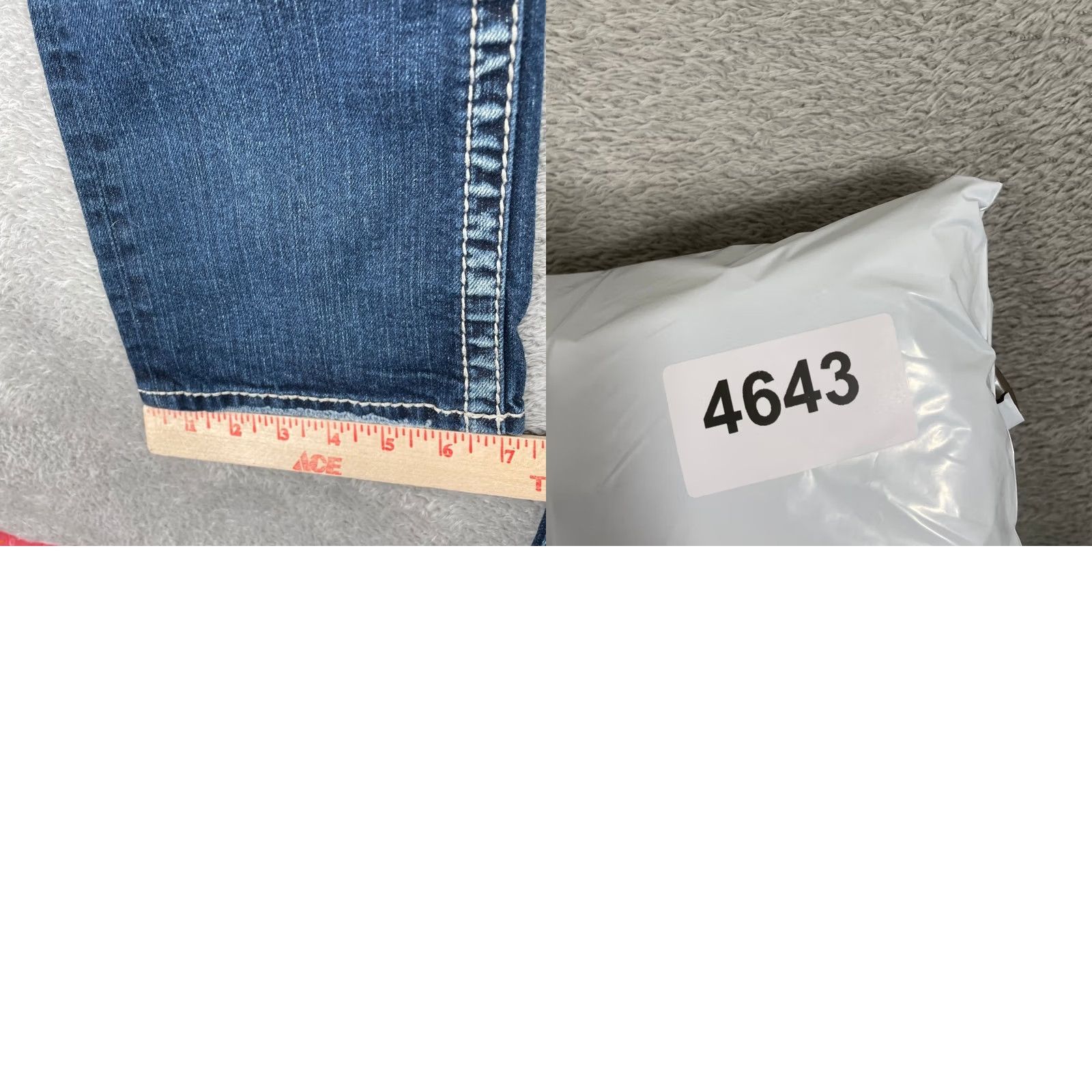 Silver Jeans Co. Silver Jeans Tuesday Capri Jeans Womens W29 Blue Low Embroidered Pocket Distressed Y2K Size 29" - 9 Thumbnail