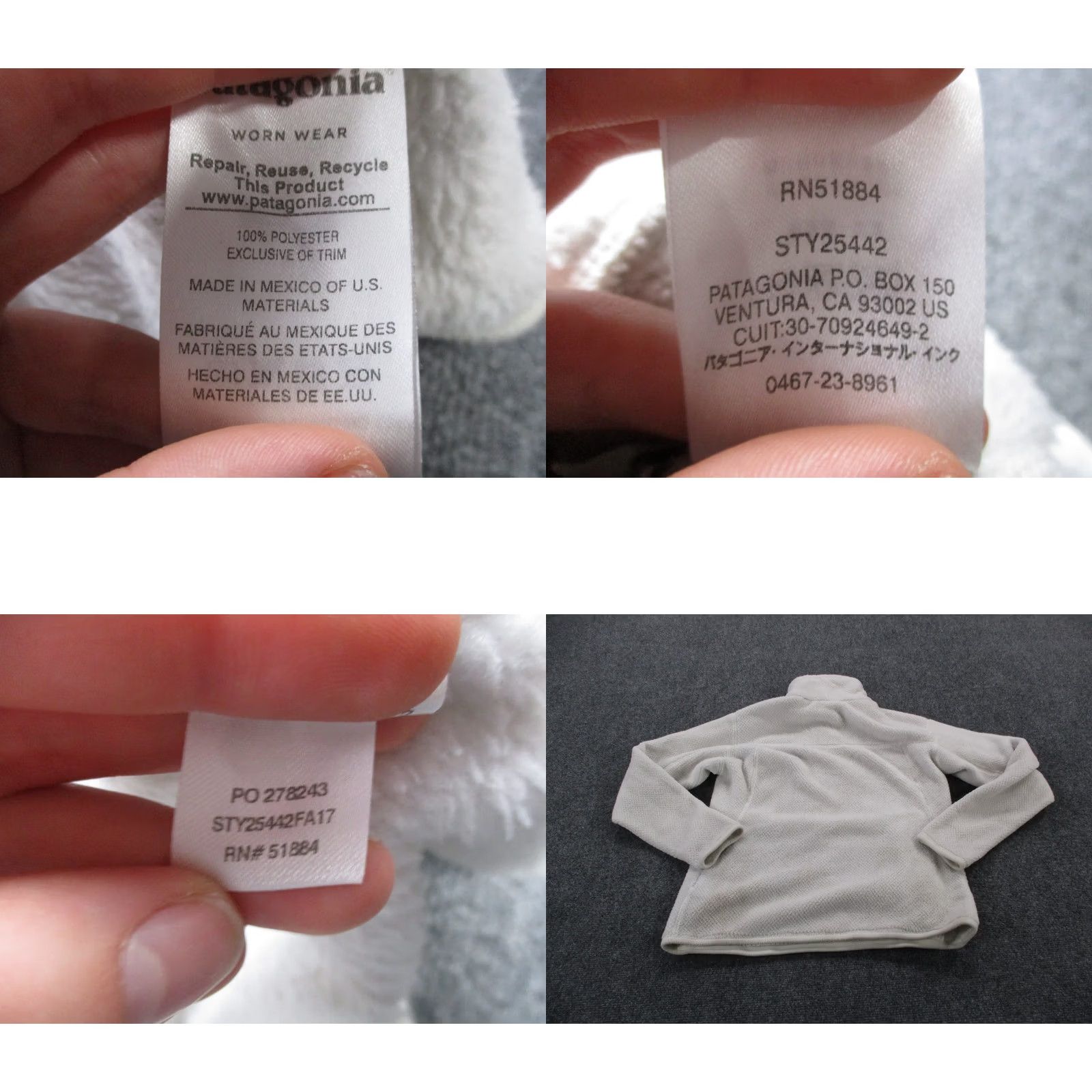Patagonia Patagonia Jacket Women L White Snap T Fleece Fuzzy Polartec Jumper Camping 25442 Size L / US 10 / IT 46 - 8 Thumbnail