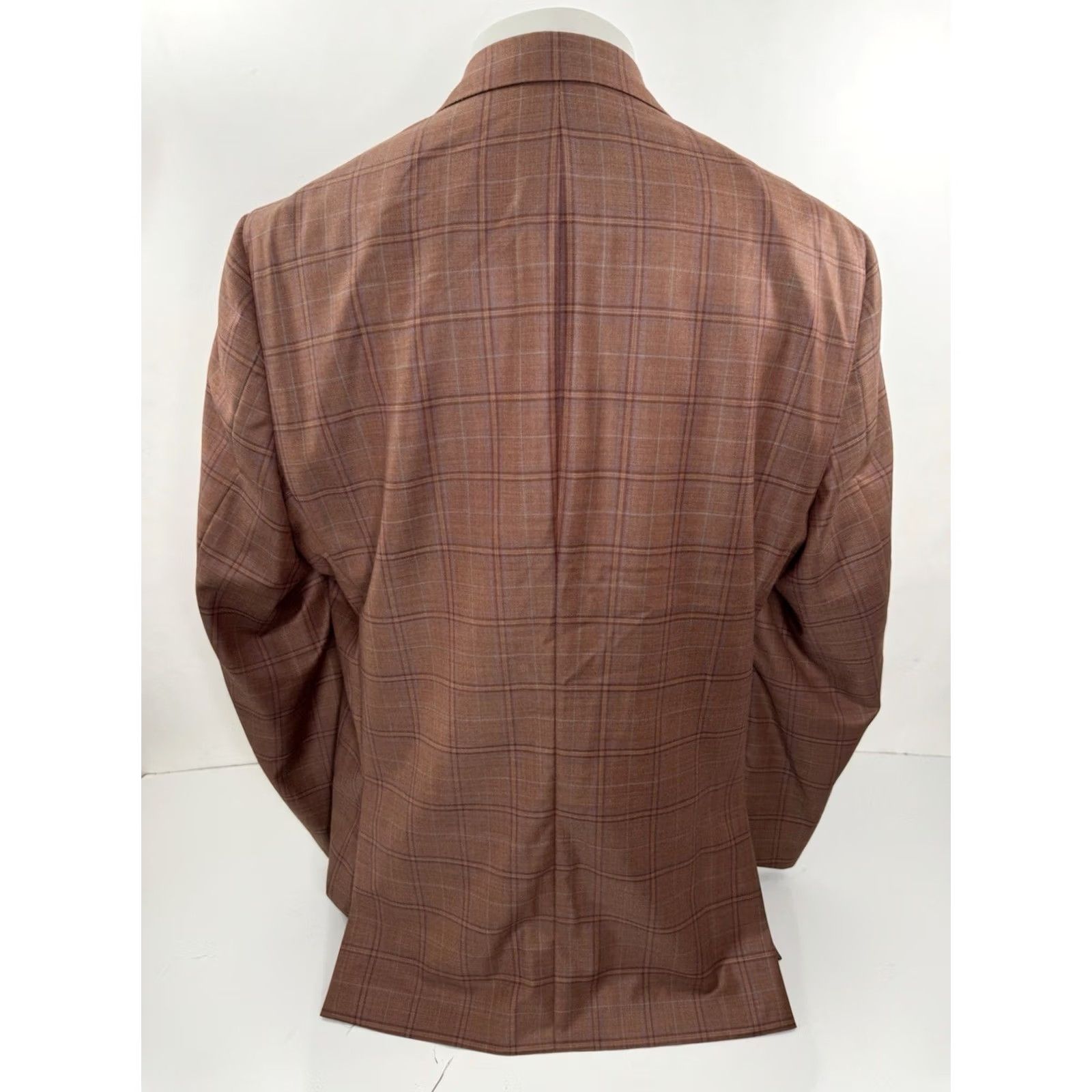 Vintage COPPLEY Galen REDA WOOL Plaid 48 TALL Blazer Jacket Men Big & Tall XS? Nope 48 Size 48R - 4 Thumbnail