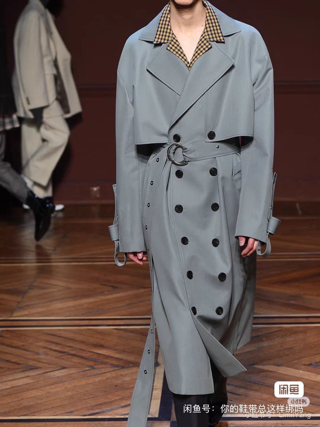 Wooyoungmi Wooyoungmi 19FW Runway Men's Oversized Long Wool Trench 46 (M) Size US M / EU 48-50 / 2 - 1 Thumbnail