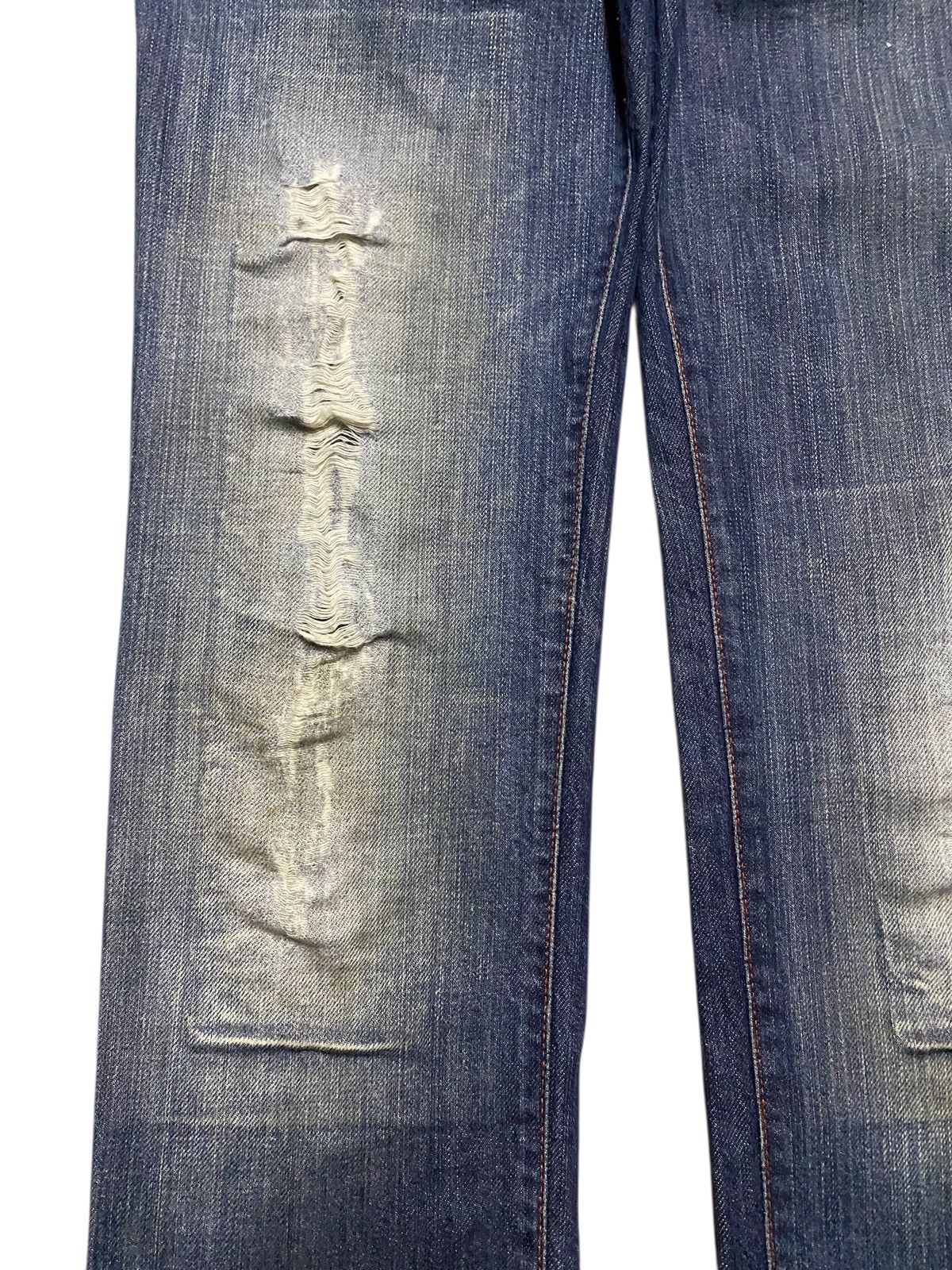 Diesel Black Gold Vintage Diesel Matic Wash Rhinestone Punk Style Skinny Jeans Size 31" - 7 Thumbnail