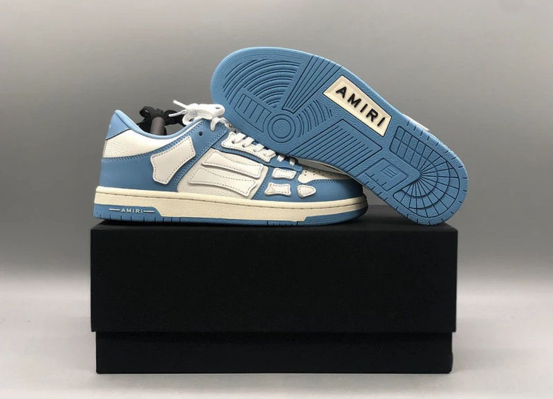 Amiri Amiri Skel Top Low 'Powder Blue' Size US 9.5 / EU 42-43 - 2 Thumbnail