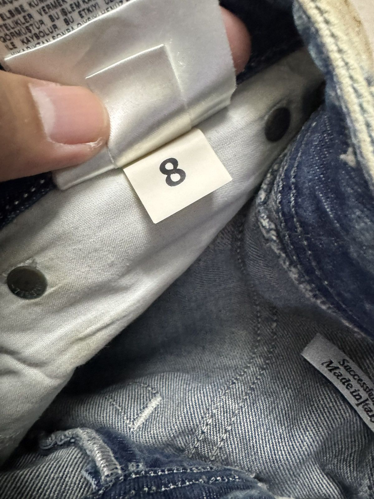 Diesel DIESEL SAFADO WASHED DISTRESSED JEANS Size US 34 / EU 50 - 9 Thumbnail