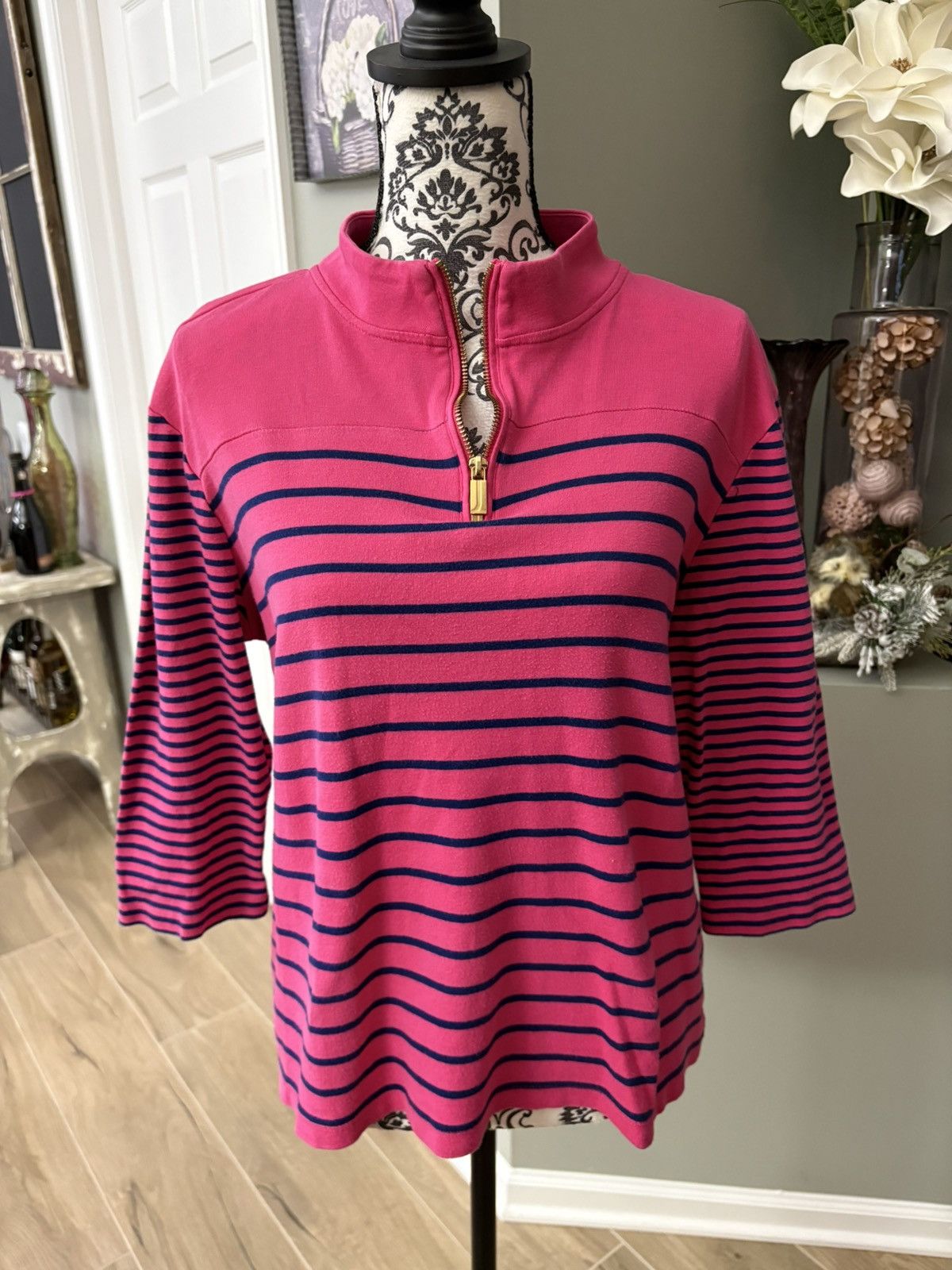 Jones New York Jones New York size XL striped top Size XL / US 12-14 / IT 48-50 - 1 Thumbnail