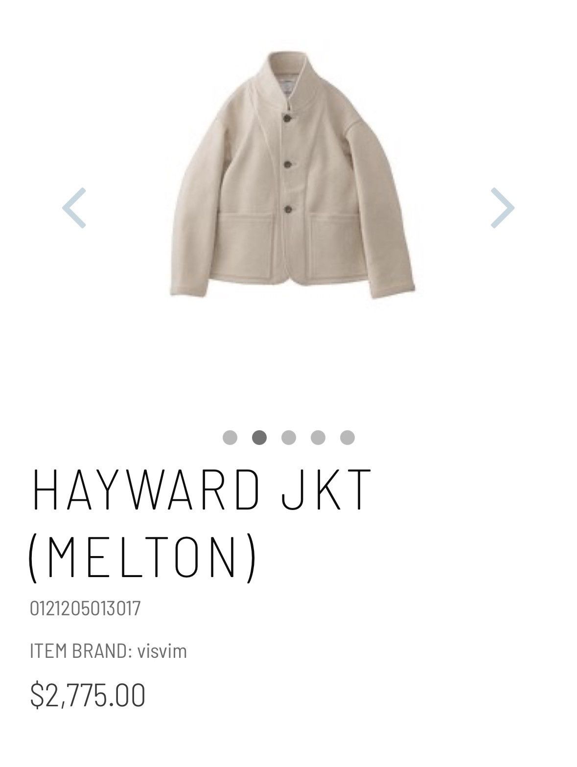 Visvim VISVIM 21AW HAYWARD JKT (MELTON) Size US XL / EU 56 / 4 - 3 Thumbnail