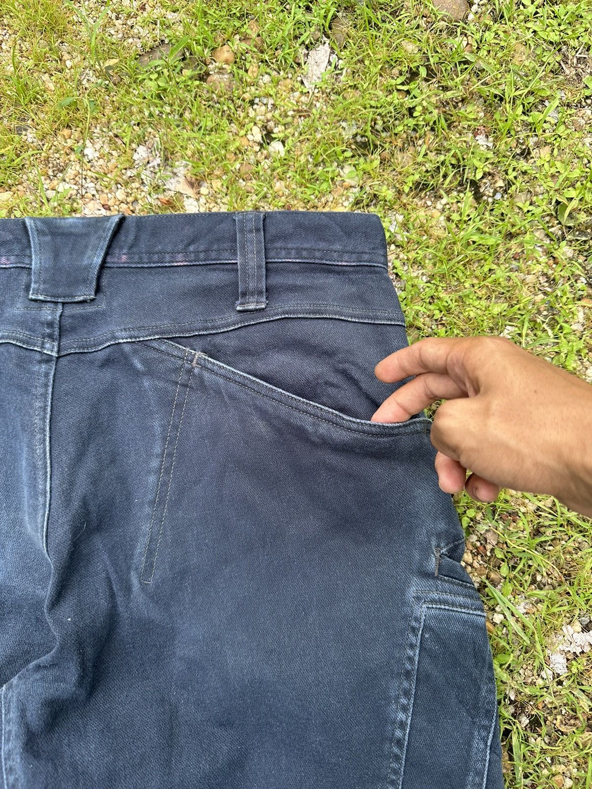 Beauty Beast VINTAGE DOUBLE KNEE TORAICHI JAPAN FADED BIKERS PANTS Size US 32 / EU 48 - 17 Thumbnail