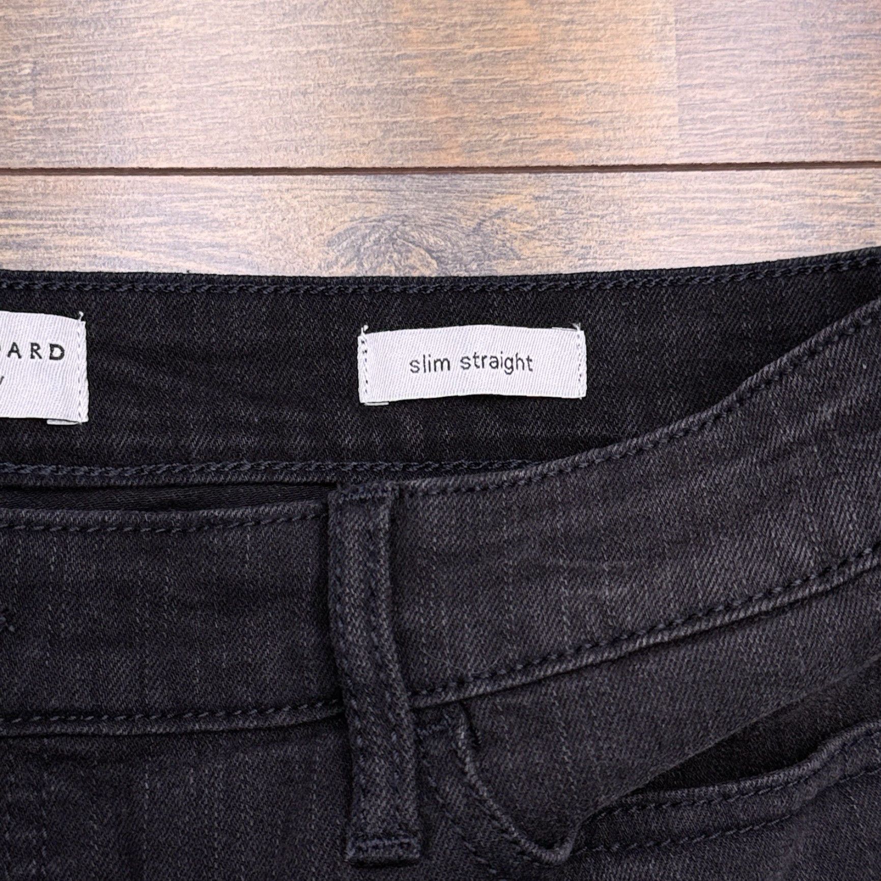 Sanctuary Sanctuary Jeans Women 14 Black Slim Straight High Rise New Size 36" / US 14 / IT 50 - 5 Thumbnail
