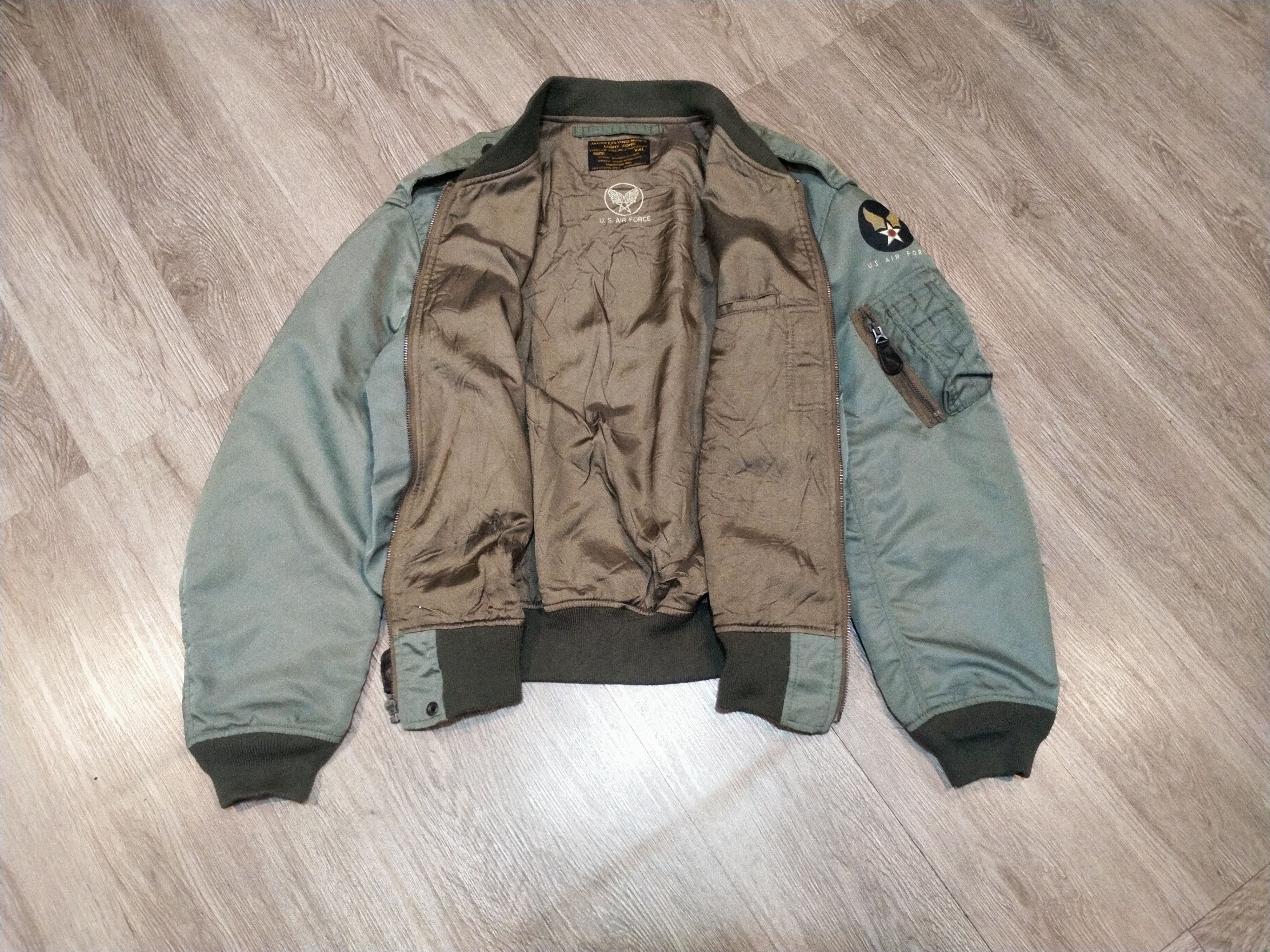 Vintage Houston L2-B Flight Jacket Size US XXL / EU 58 / 5 - 2 Thumbnail