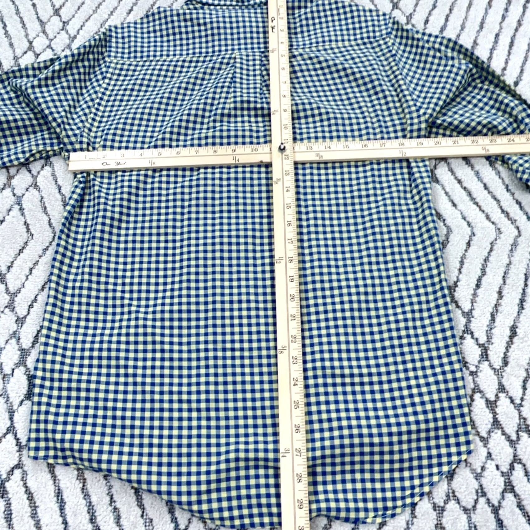 Vineyard Vines Vineyard Vines Shirt Men Small Tucker Gingham Slim Fit Button Up Blue Yellow Size US S / EU 44-46 / 1 - 6 Thumbnail