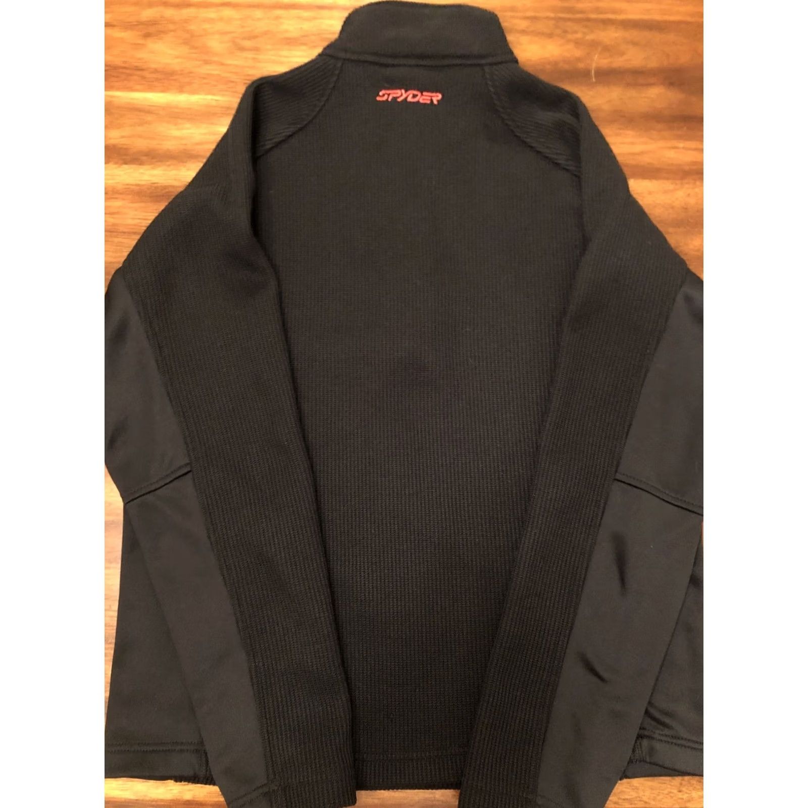 Spyder VINTAGE SPYDER Core Sweater 1/4 Zip Pullover Black Red Men’s Small Size US S / EU 44-46 / 1 - 5 Thumbnail