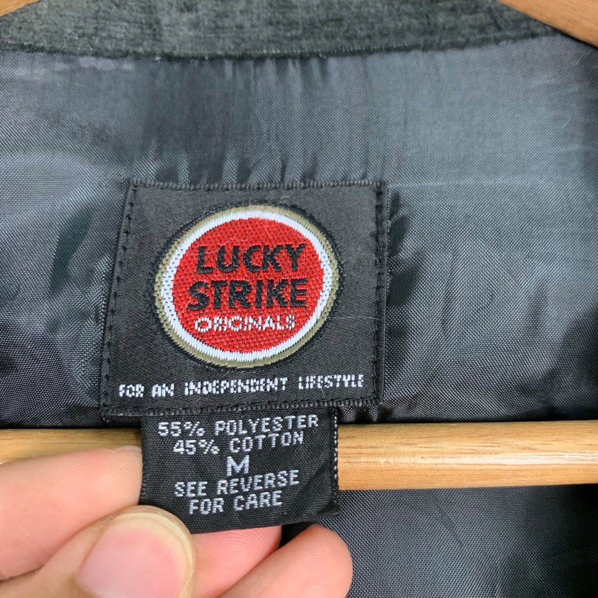 Japanese Brand LUCKY STRIKE Collared Velvet Jacket #0238-C11 Size US M / EU 48-50 / 2 - 15 Thumbnail