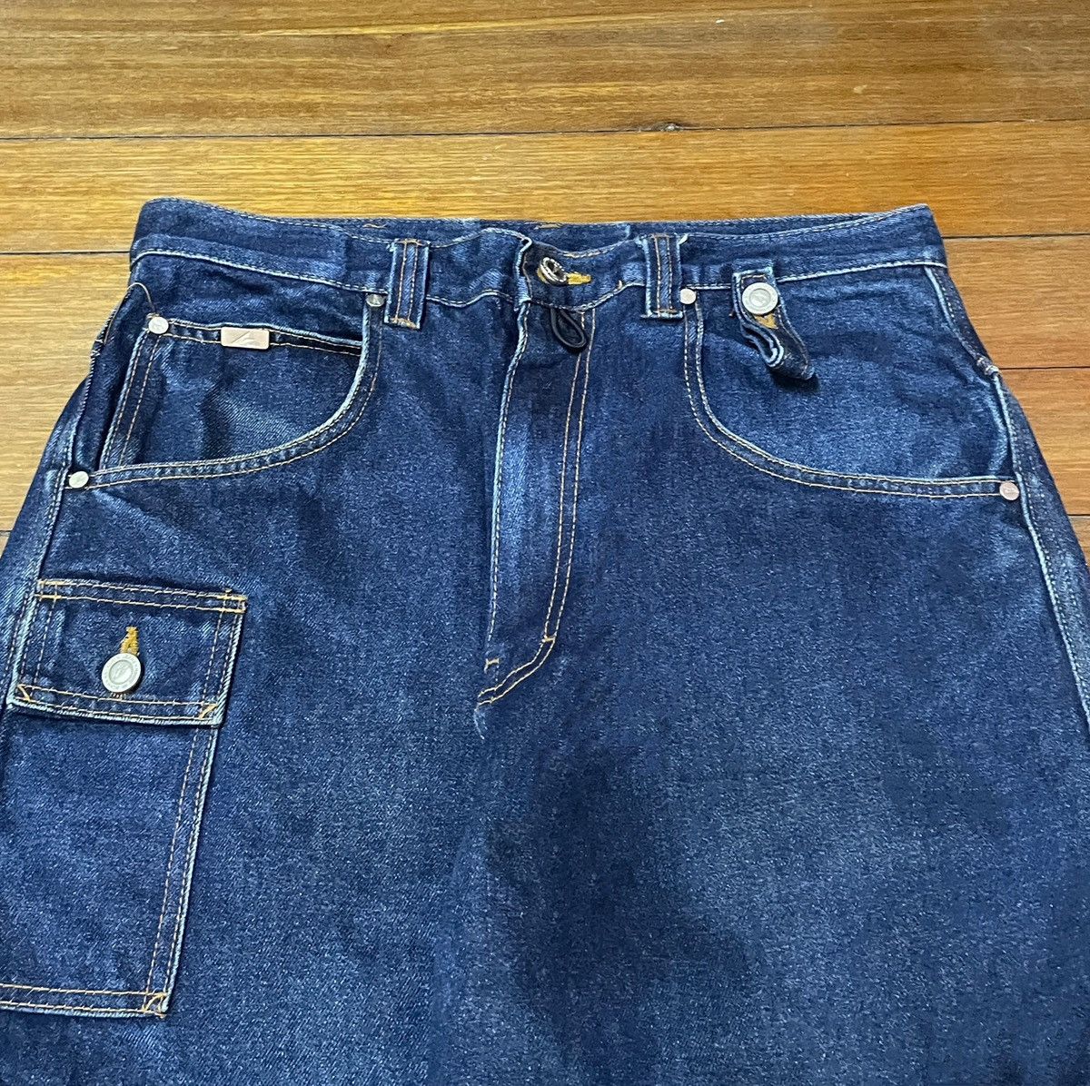 Japanese Brand Rare Design Vintage Assassyn Jeanz Baggy Jeans 1990s Size US 32 / EU 48 - 3 Thumbnail