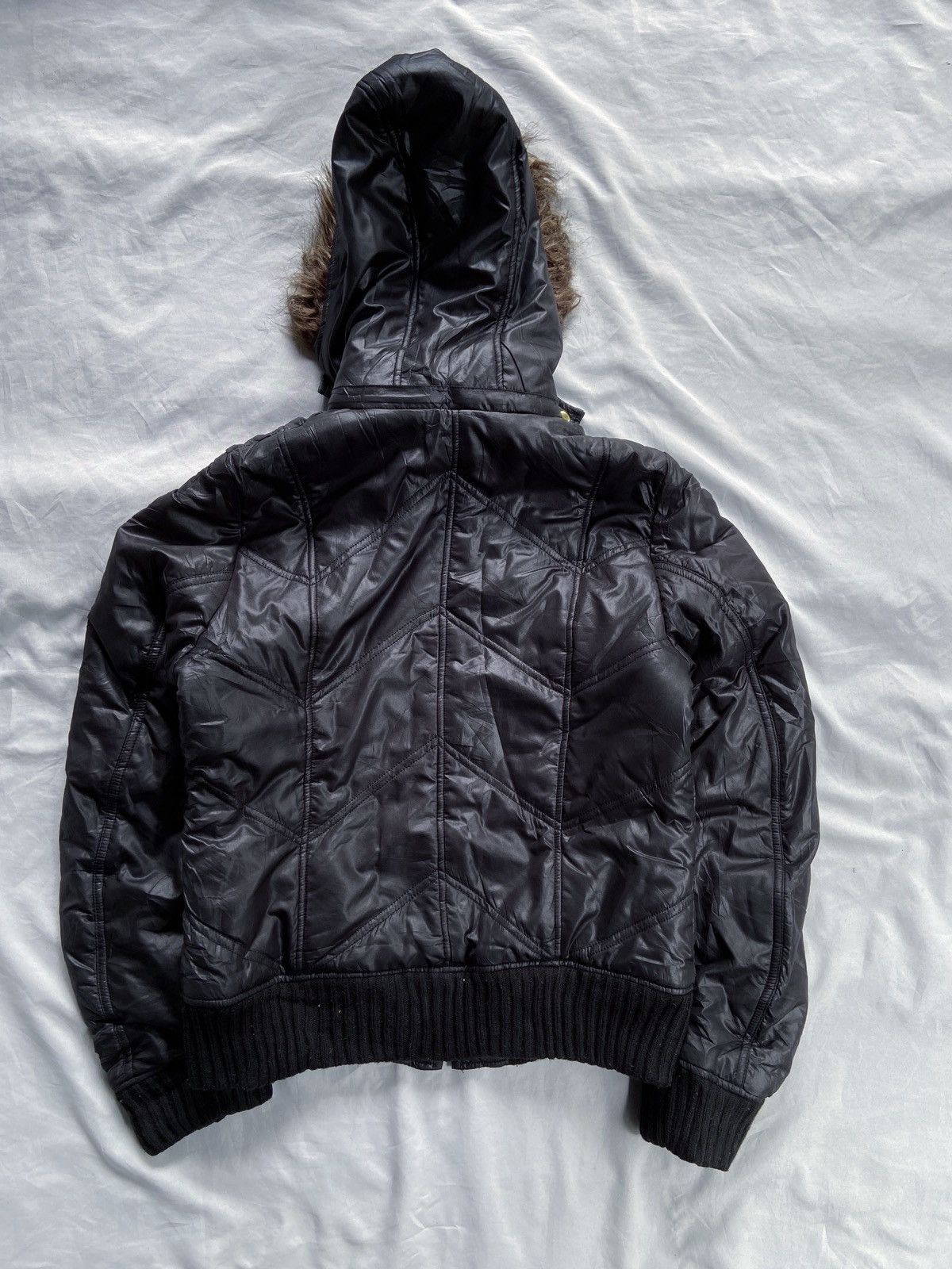 Beauty Beast SKY BOMBER BLACK FAUX FUR JACKET Size US S / EU 44-46 / 1 - 13 Thumbnail