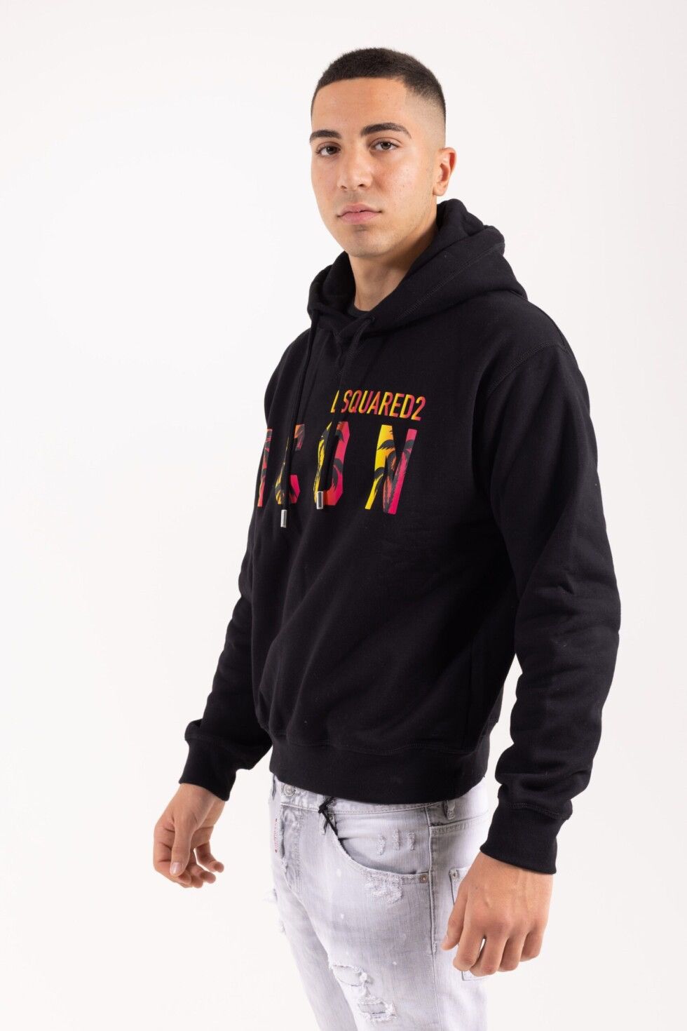 Dsquared2 🇮🇹❗️NEW Dsquared2 ICON Hawaiian Logo Hoodie Y2K Size US M / EU 48-50 / 2 - 3 Thumbnail
