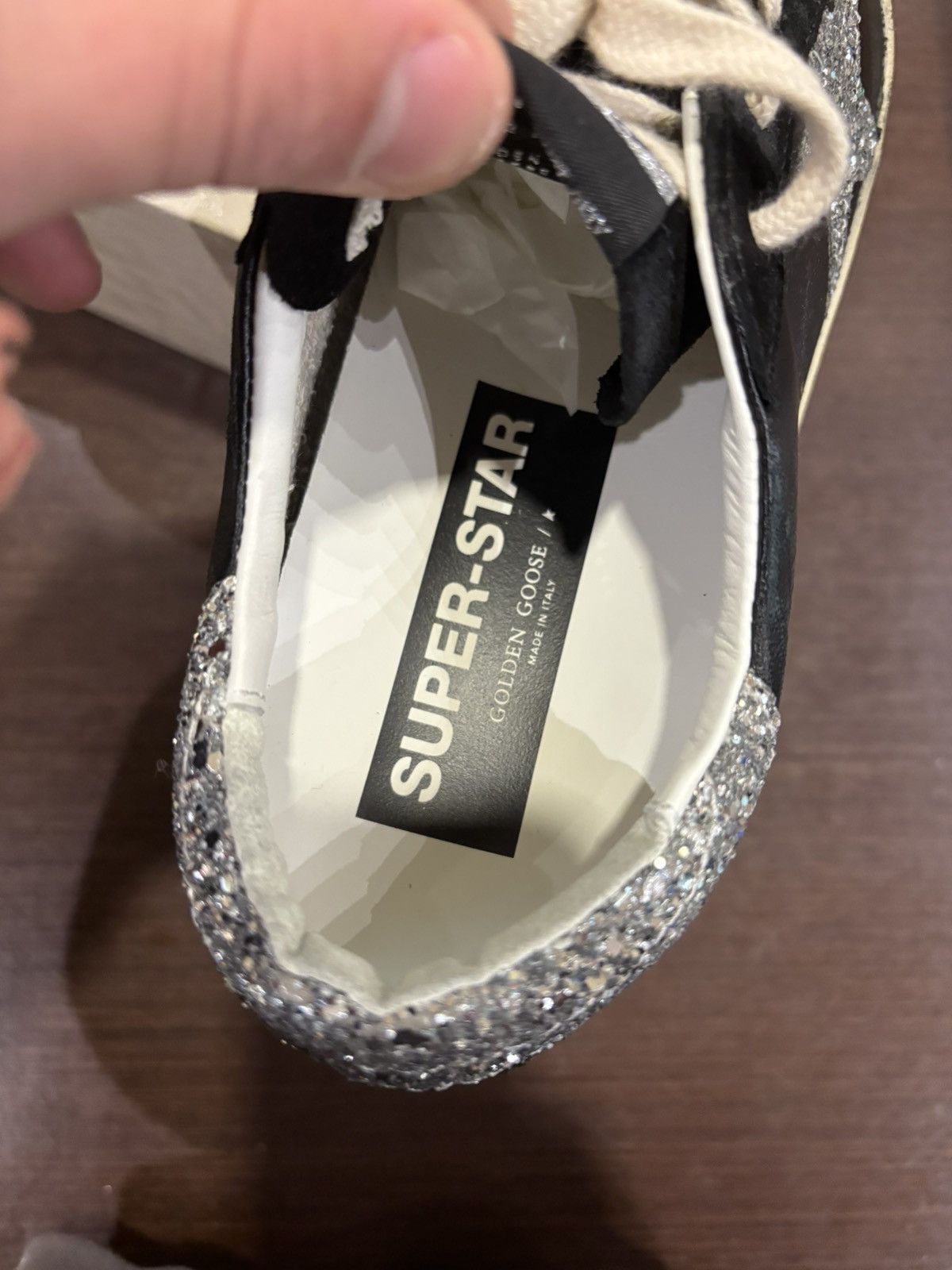 Golden Goose Golden Goose Black Silver Sneaker Size US 8 / EU 41 - 6 Thumbnail